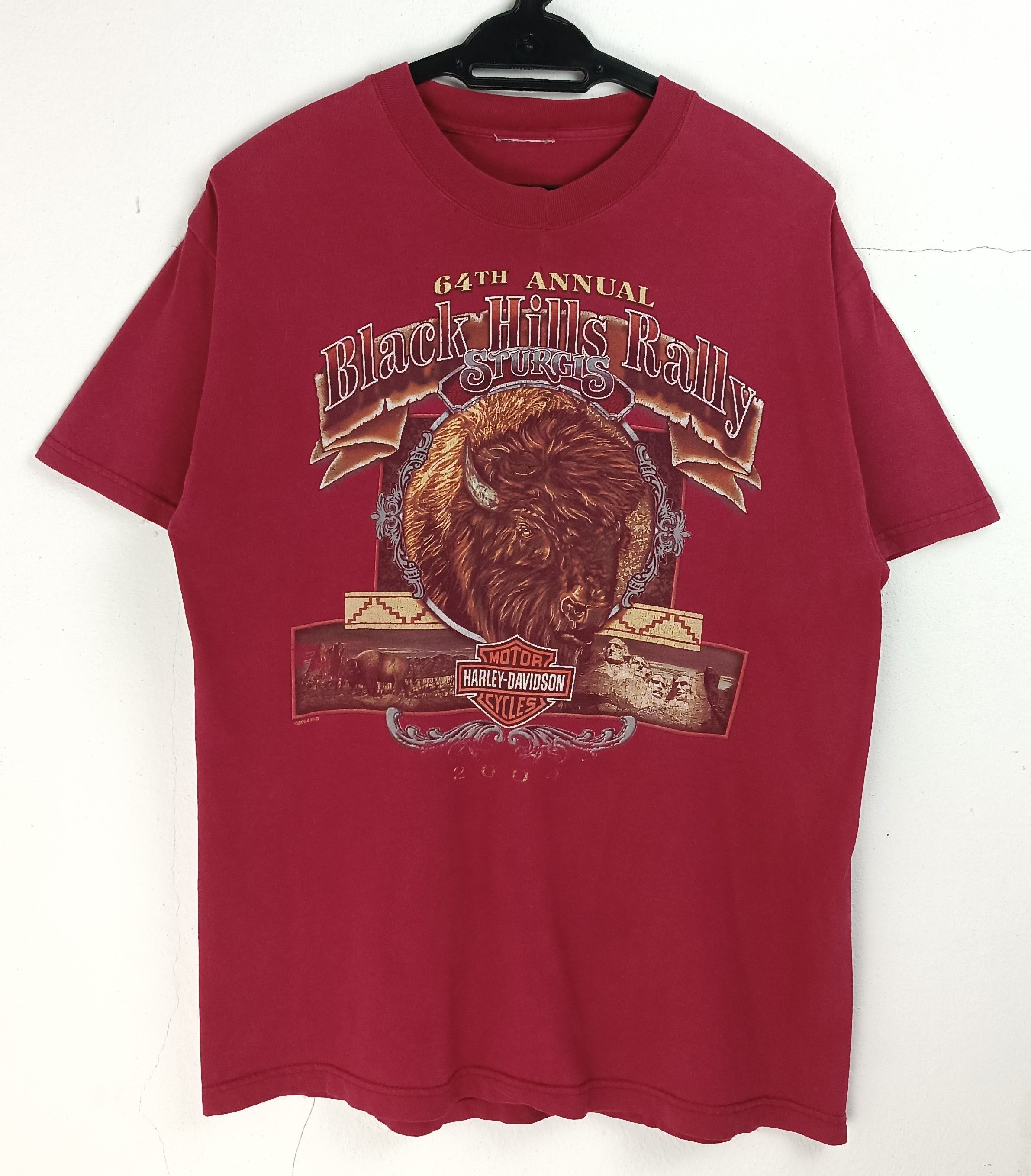 Harley Davidson THRASH FADED VINTAGE 2004 HARLEY DAVIDSON STURGIS CHOPPER Size US M / EU 48-50 / 2 - 3 Thumbnail