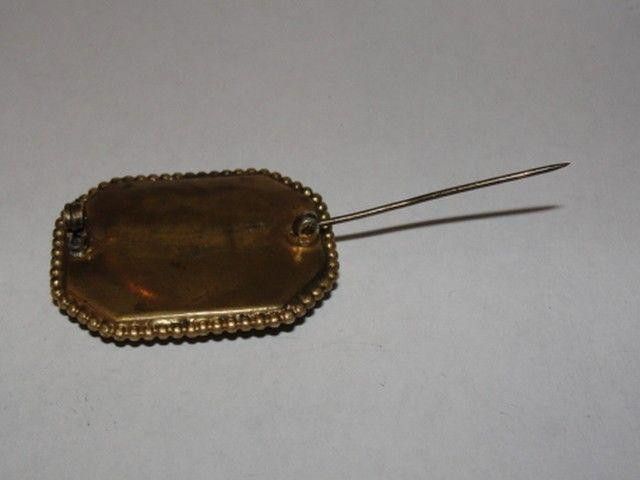 Designer Victorian Pietra Dura Pin Size ONE SIZE - 4 Thumbnail