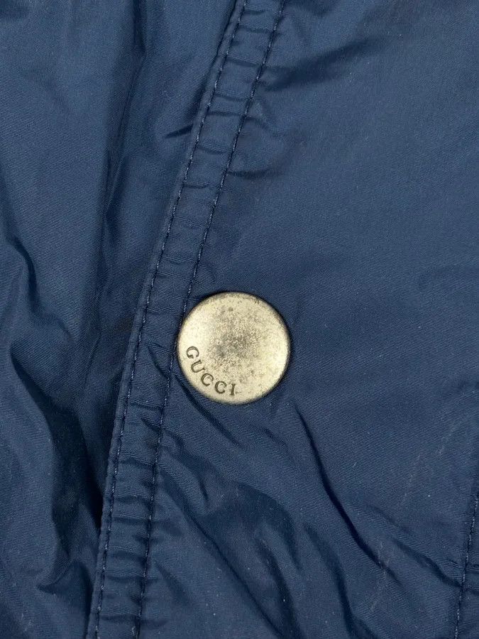 Gucci AW2010 Gucci Blue Hooded Quilted Puffer Jacket Size US L / EU 52-54 / 3 - 9 Thumbnail