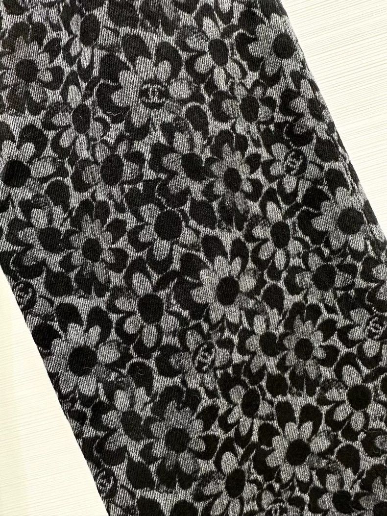 Chanel Chanel Flower black jeans Size 25" / US 0 / IT 36 - 5 Thumbnail