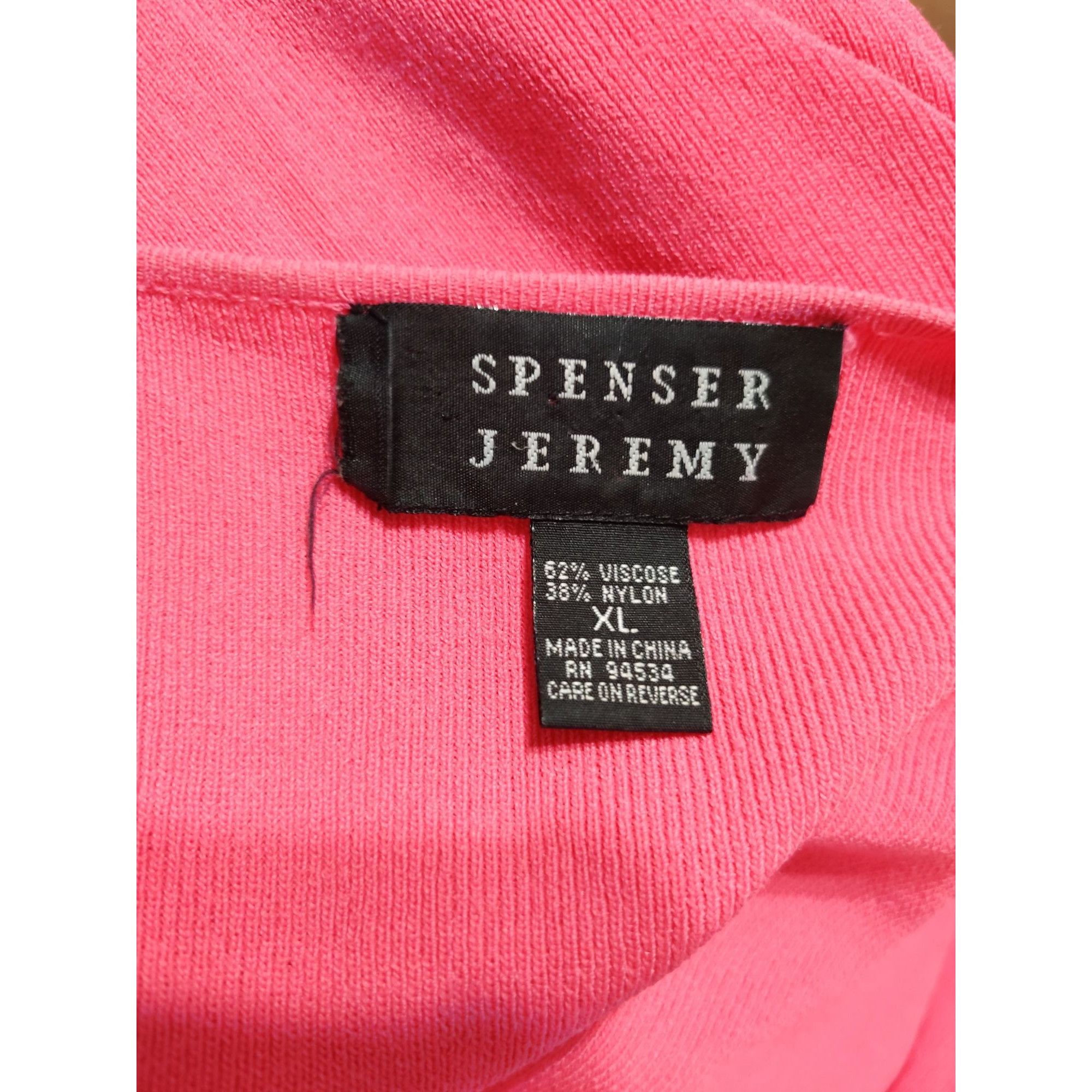 Other Womens XL Pink Tie Front Cardigan Lightweight Knit Y2K Top C Size XL / US 12-14 / IT 48-50 - 7 Thumbnail