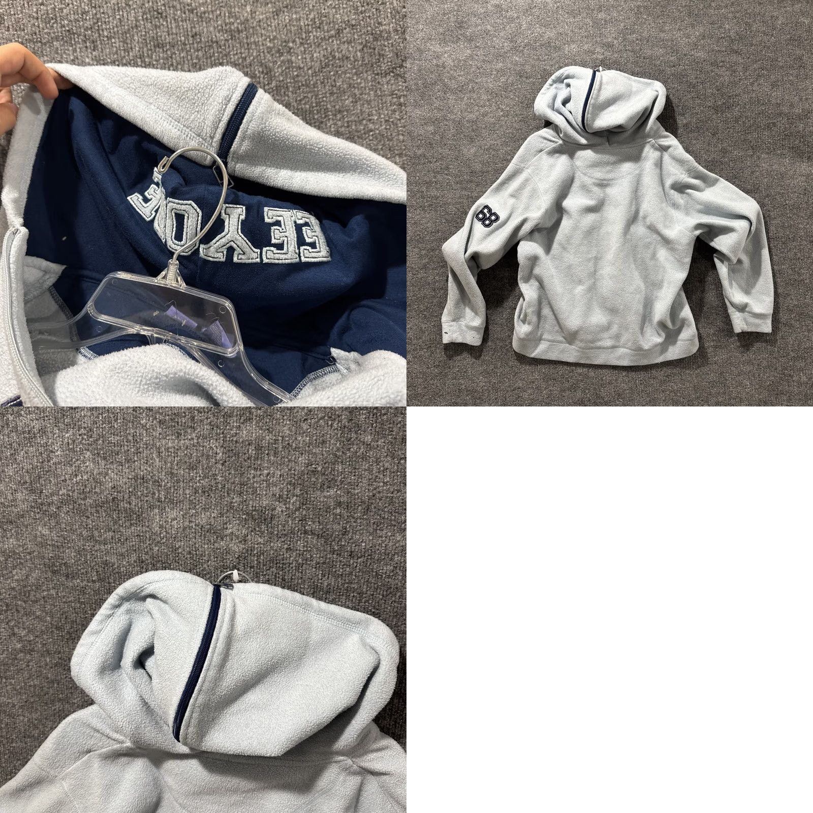 Disney VINTAGE Disney Eeyore Fleece Jacket Size L Blue Full Zip STAINED Women’s Size L / US 10 / IT 46 - 9 Thumbnail