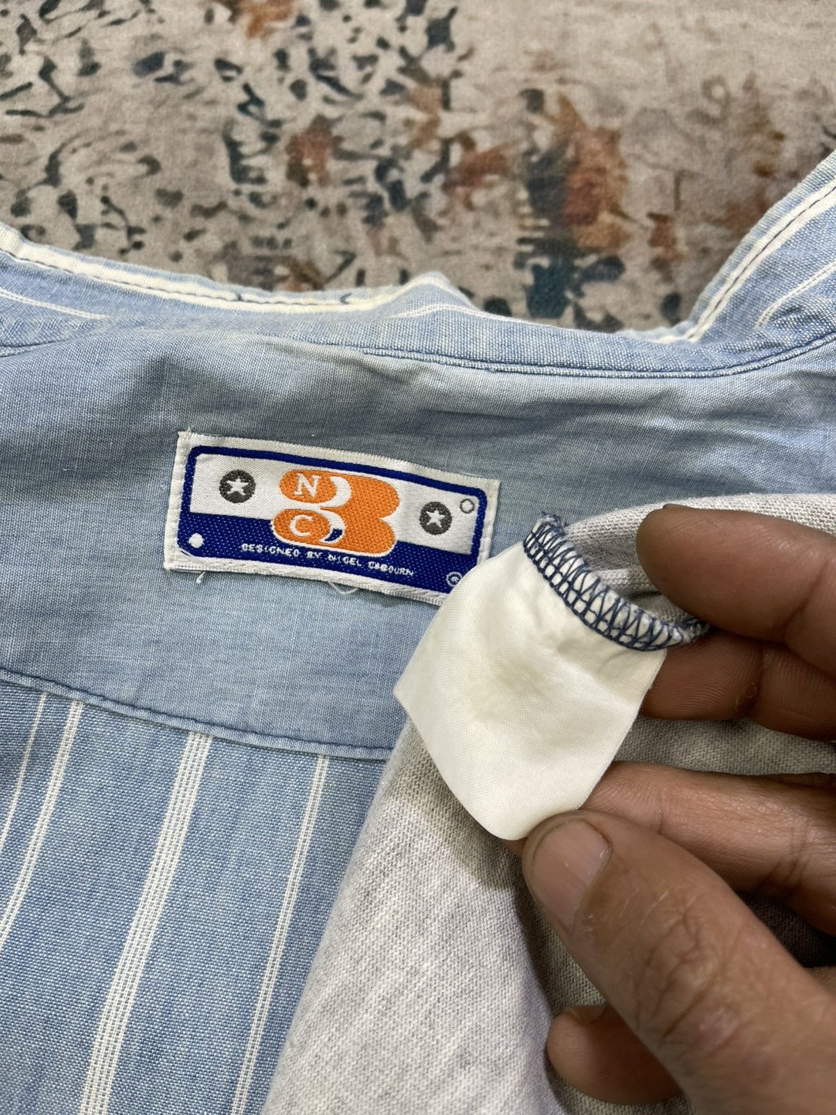 Nigel Cabourn Vintage Nigel Cabourn Button Down Western Patch Shirt Size US M / EU 48-50 / 2 - 14 Thumbnail