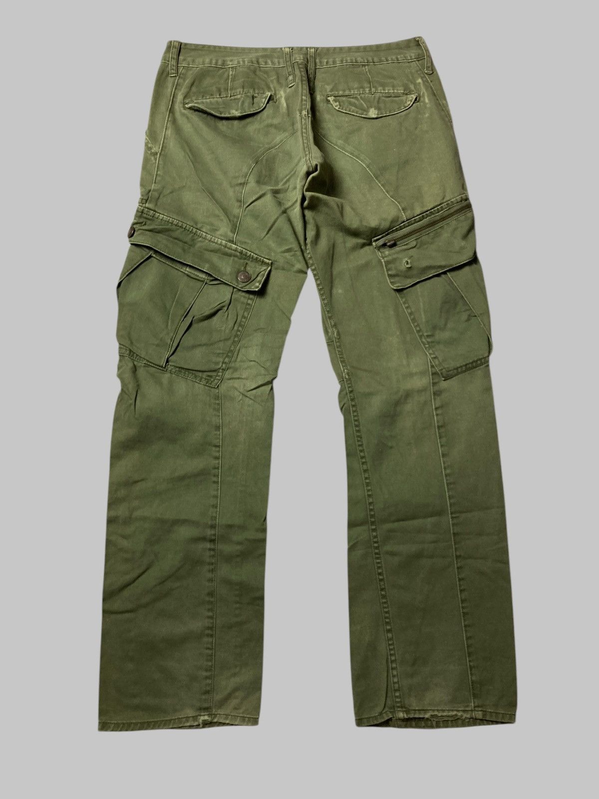 Hysteric Glamour × Japanese Brand × Tete Homme DOMINATE Fatigue Cargo Pants Big Pocket Millitary Unique💥 Size US 32 / EU 48 - 2 Thumbnail