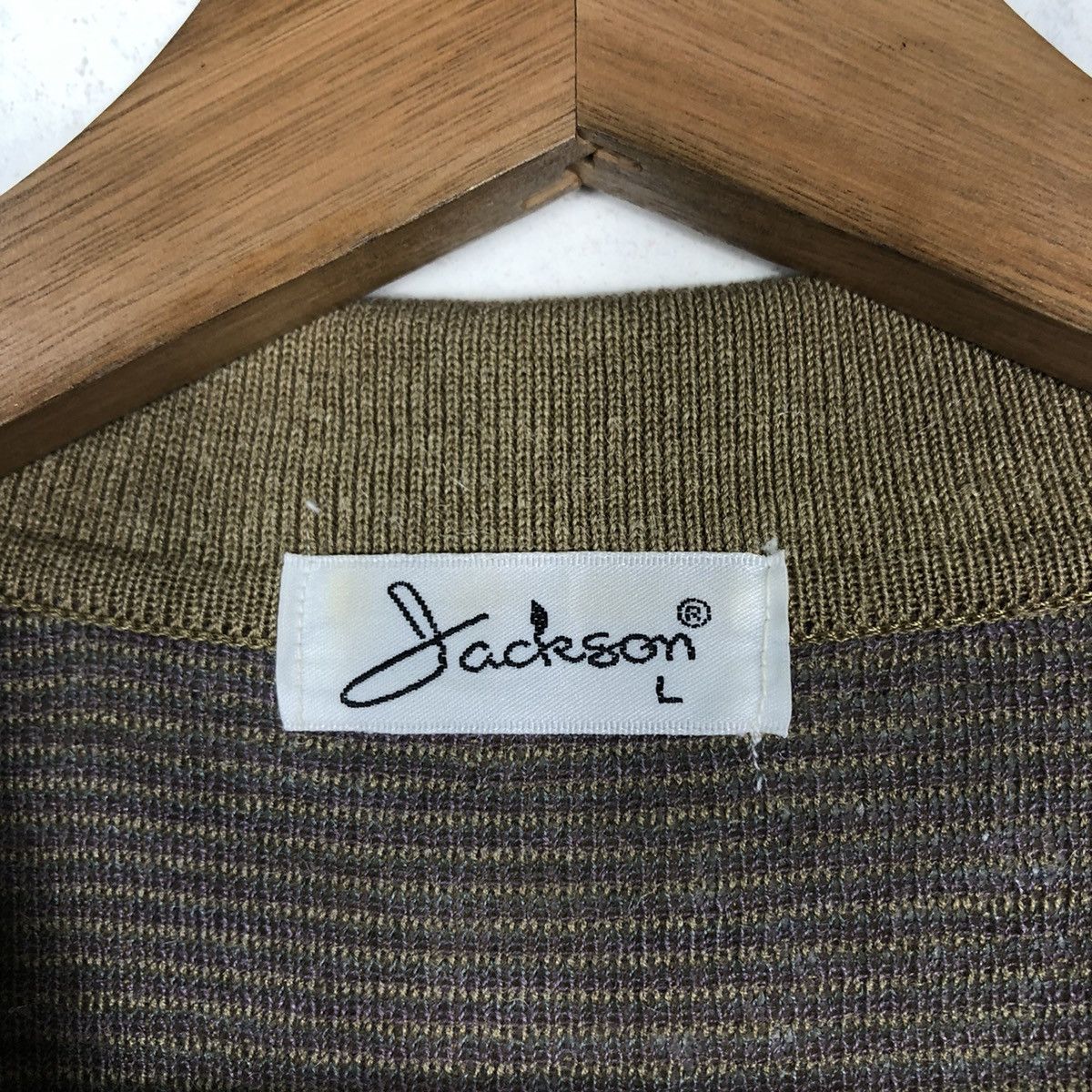 Japanese Brand 🔥Vintage 80’s Knit Cardigan Sweathsirt Jackson Japan Made Size US L / EU 52-54 / 3 - 13 Thumbnail