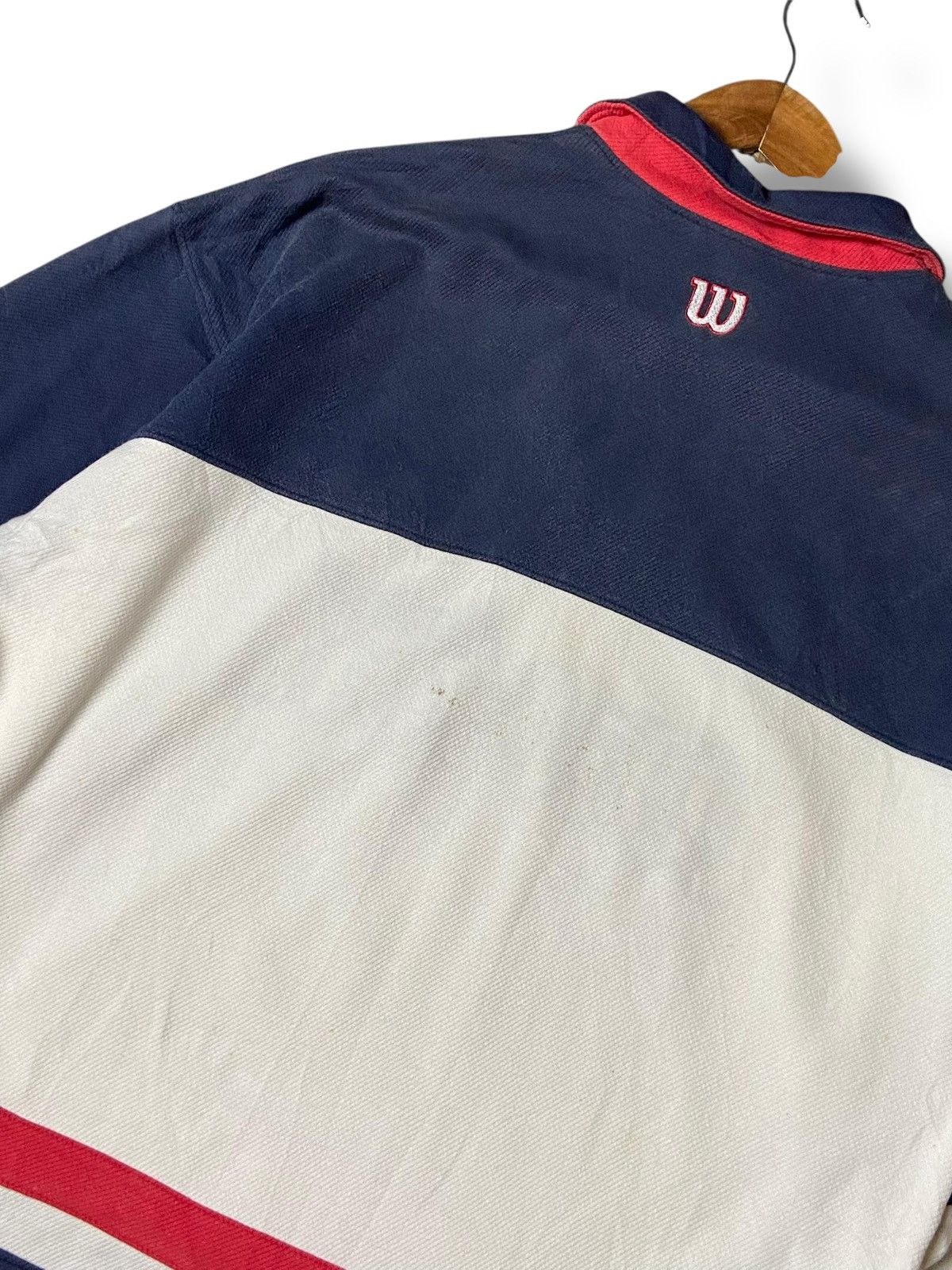 Japanese Brand × Vintage × Wilson Vintage WILSON 1914 Half-Zip Pullover Sweater (121) Size US S / EU 44-46 / 1 - 2 Thumbnail