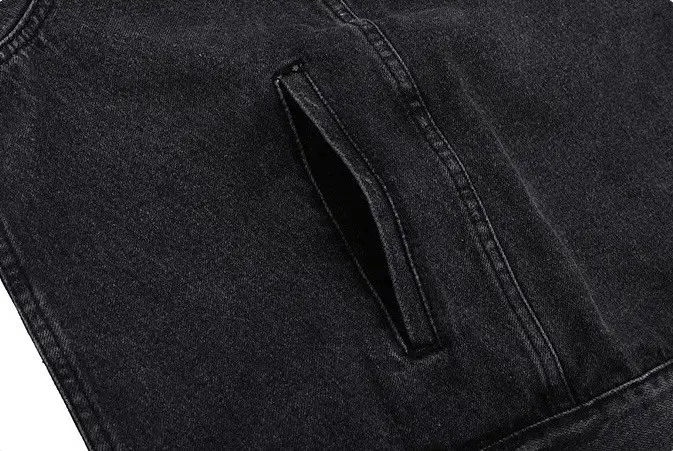 Japanese Brand × Vintage Retro Hand-Stiched Denim Hoodie Size US L / EU 52-54 / 3 - 4 Thumbnail