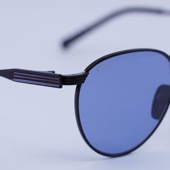 Gucci 🕶️ New Gucci GG1875S 004 Sunglasses - Black Frame, Blue Size ONE SIZE - 6 Thumbnail