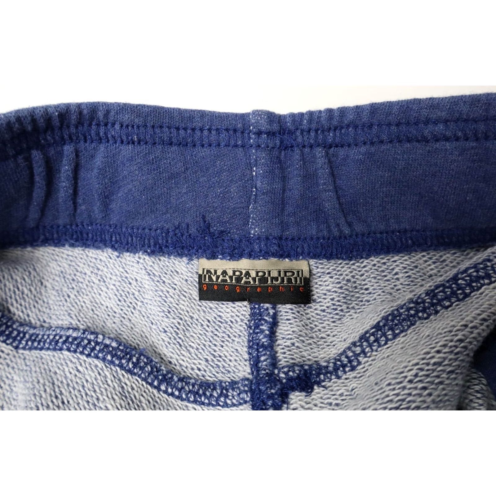 Napapijri NAPAPIJRI Sweat Shorts Men's SMALL Blue Casual Elastic Waist Drawstring Logo Size US 29 - 5 Thumbnail
