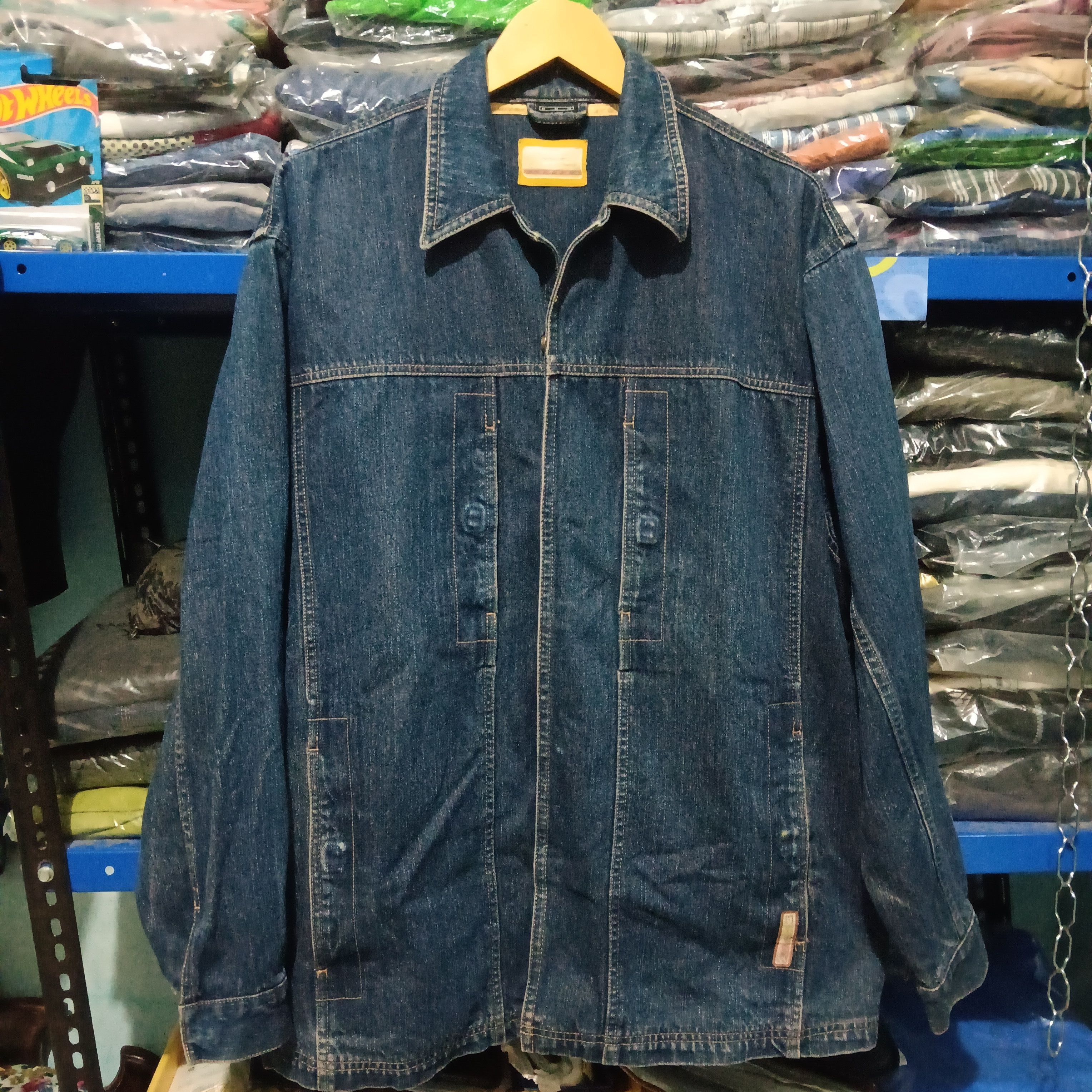 Nike RARE Vintage Nike jordan denim chore jacket Size US XXL / EU 58 / 5 - 1 Thumbnail
