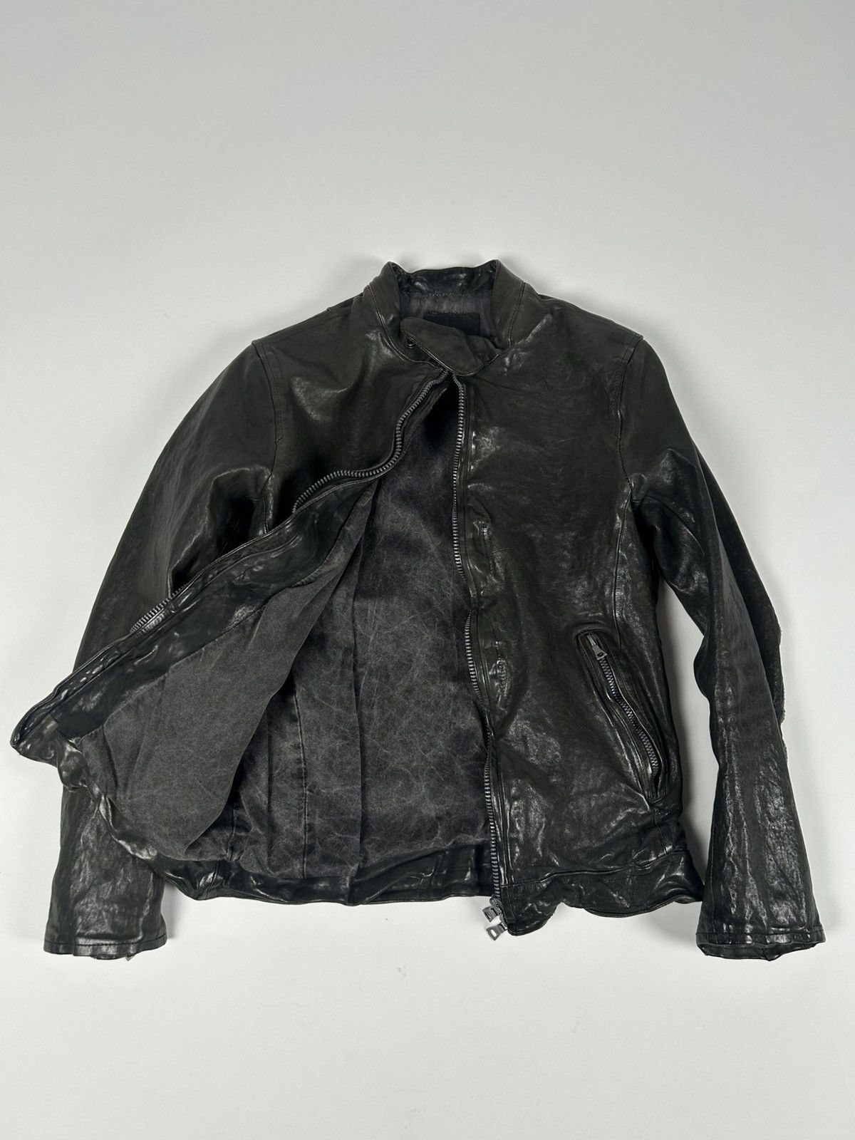 Isamu Katayama Backlash Backlash Leather Jacket | Grailed