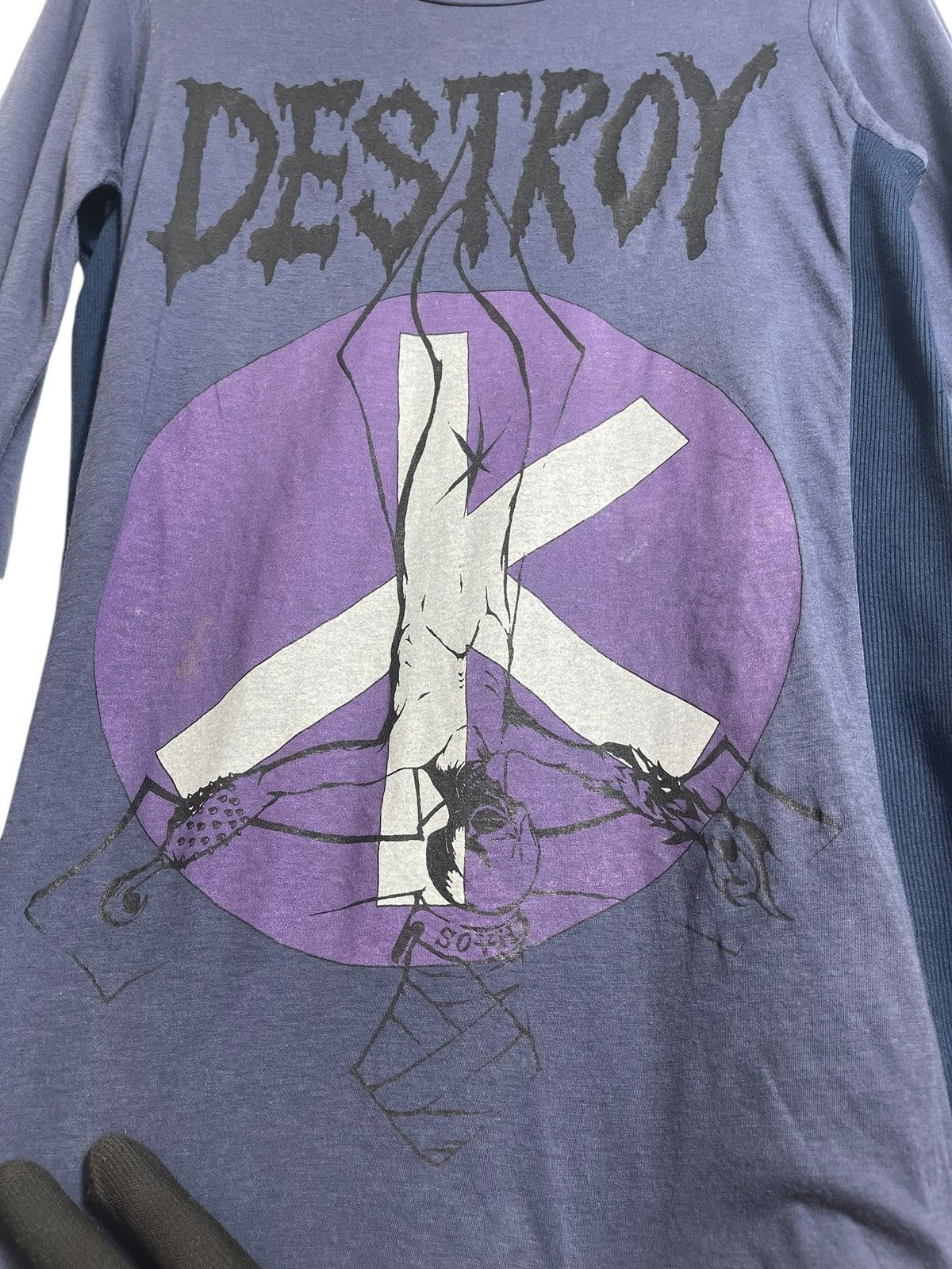 If Six Was Nine Japanese Brand Kamo Destroy Chaos Seditionaries Punk shirt Size US M / EU 48-50 / 2 - 3 Thumbnail
