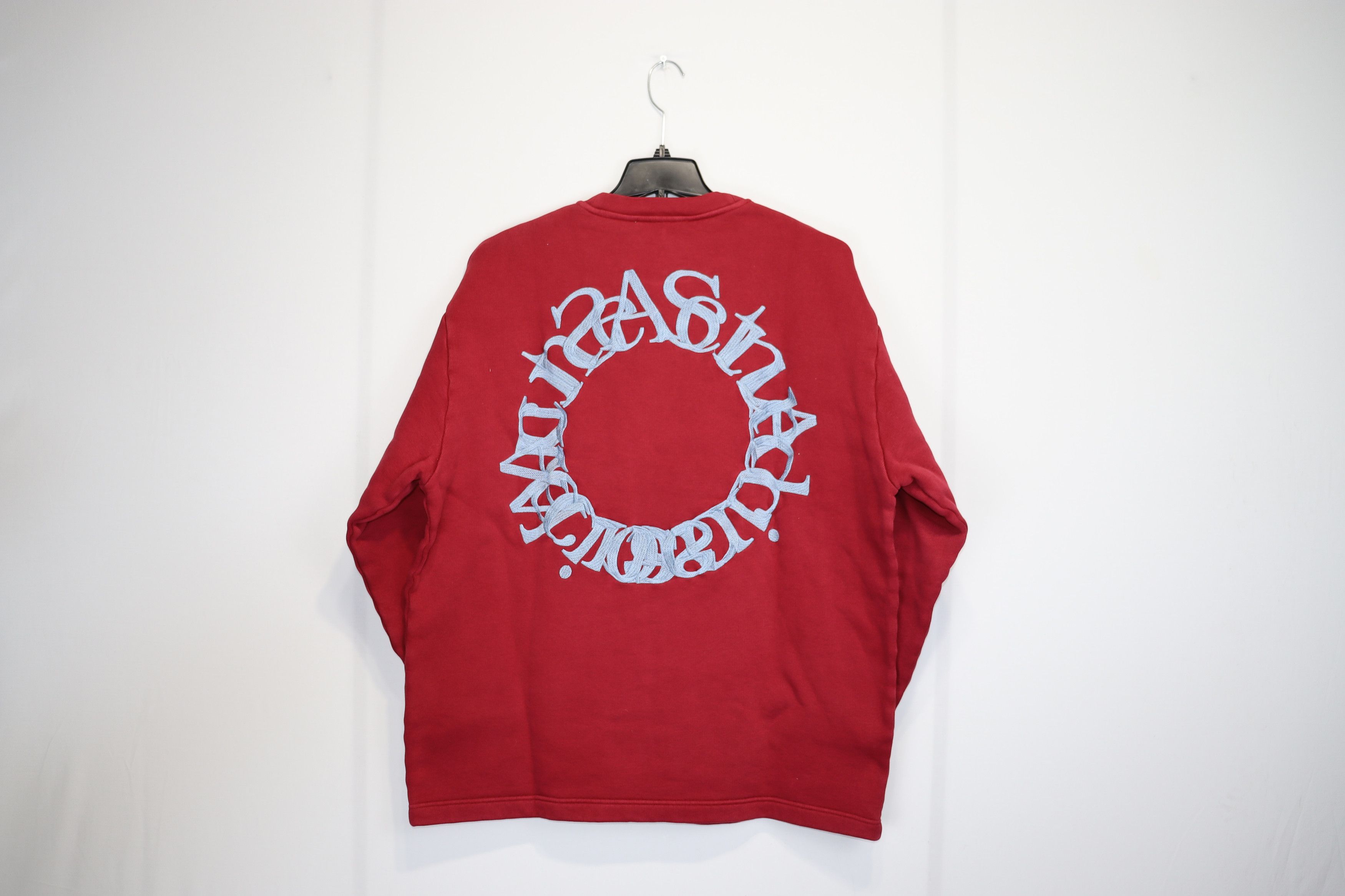 image of Acne Studios O1Rshd1 Fn-Mn-Swea000241 Sweatshirt In Burgundy, Men's (Size Medium)