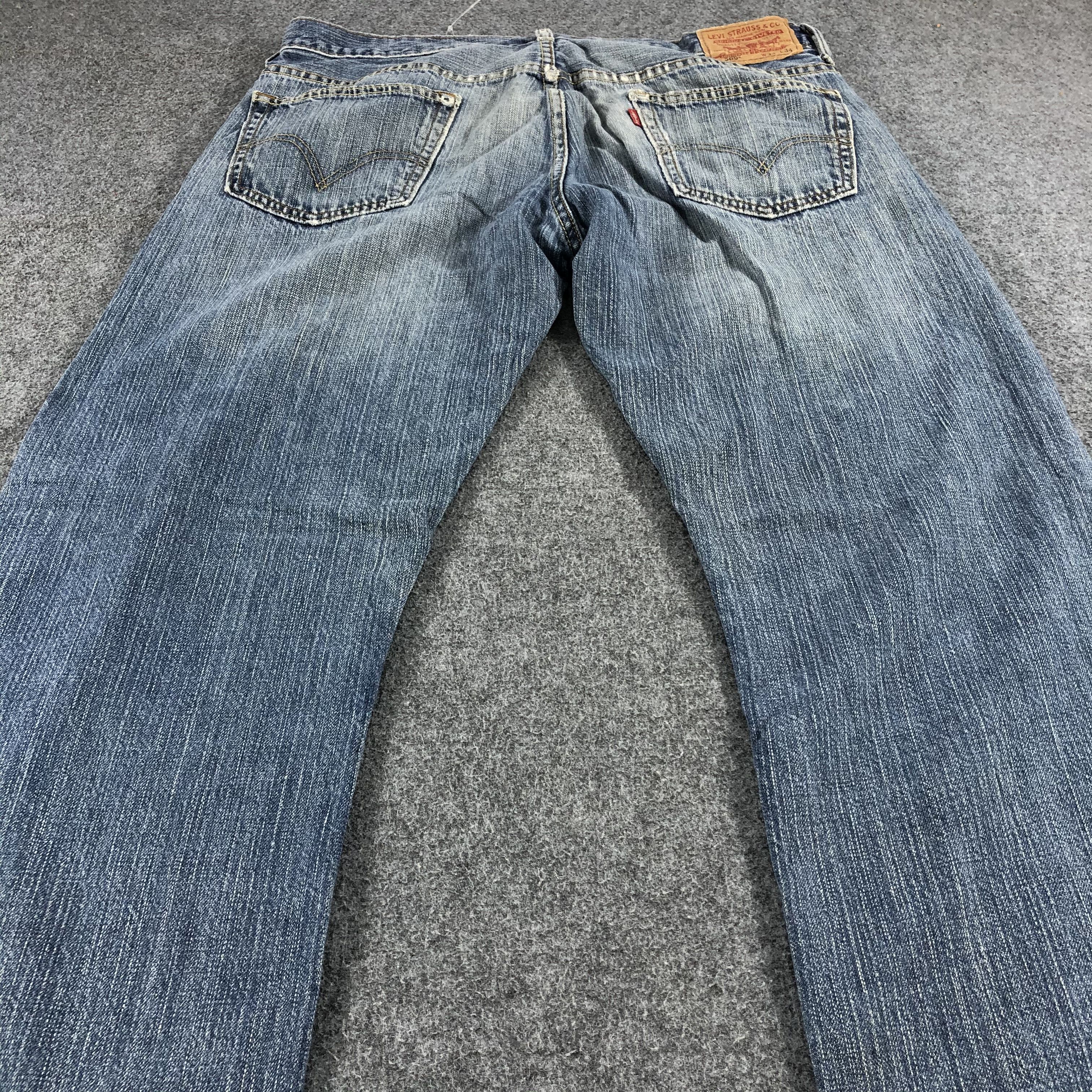 Levi's Vintage Blue Wash Levis 569 Jeans-J1211 Size US 36 / EU 52 - 4 Thumbnail