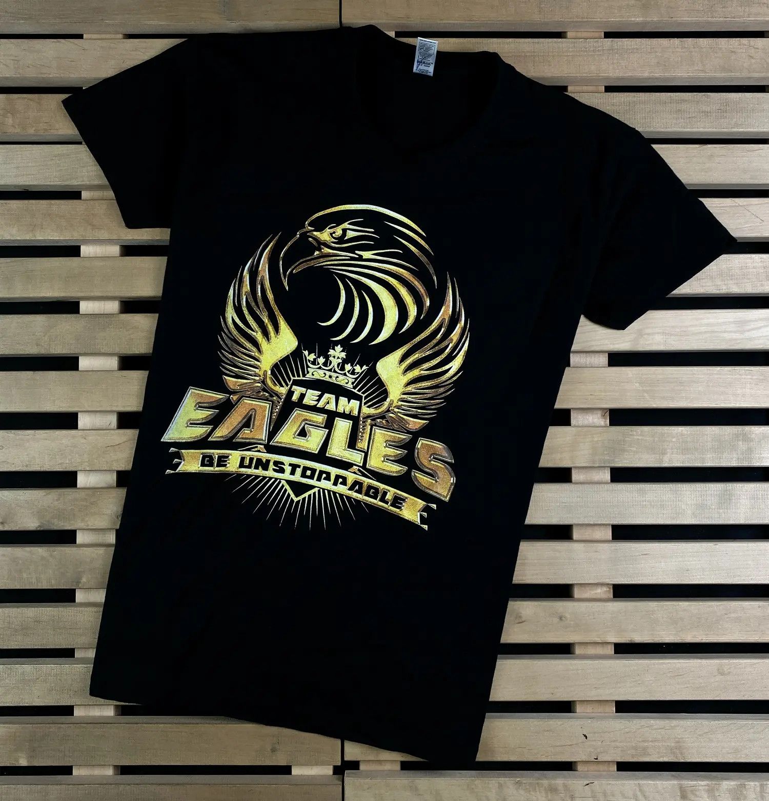 Vintage Mens Vintage T Shirt Team Eagles Be Unstoppable Size S Size US S / EU 44-46 / 1 - 1 Thumbnail