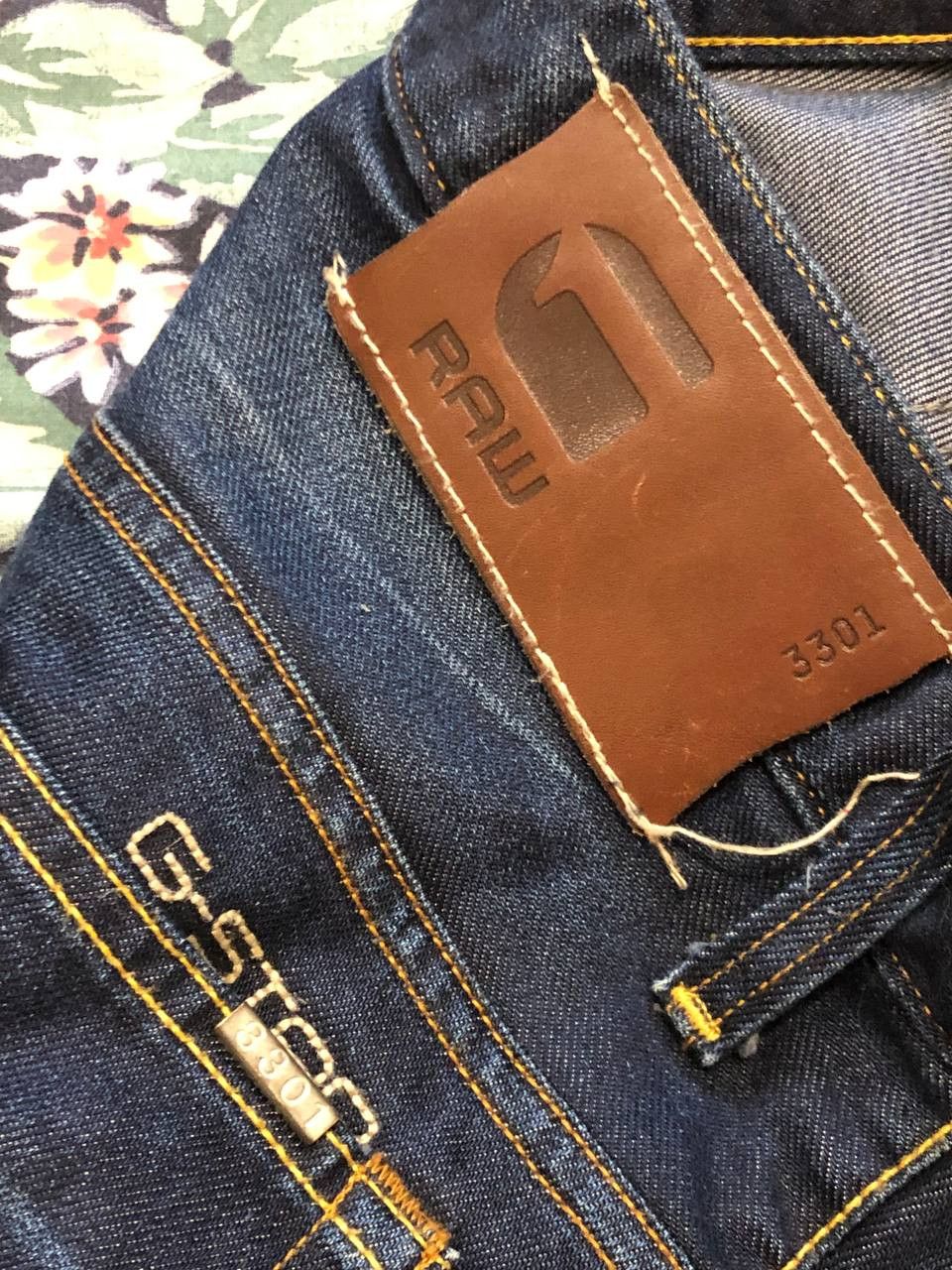 G-Star jeans blue G-Star Raw Y2K logo Vintage streetwear Size US 34 / EU 50 - 5 Thumbnail