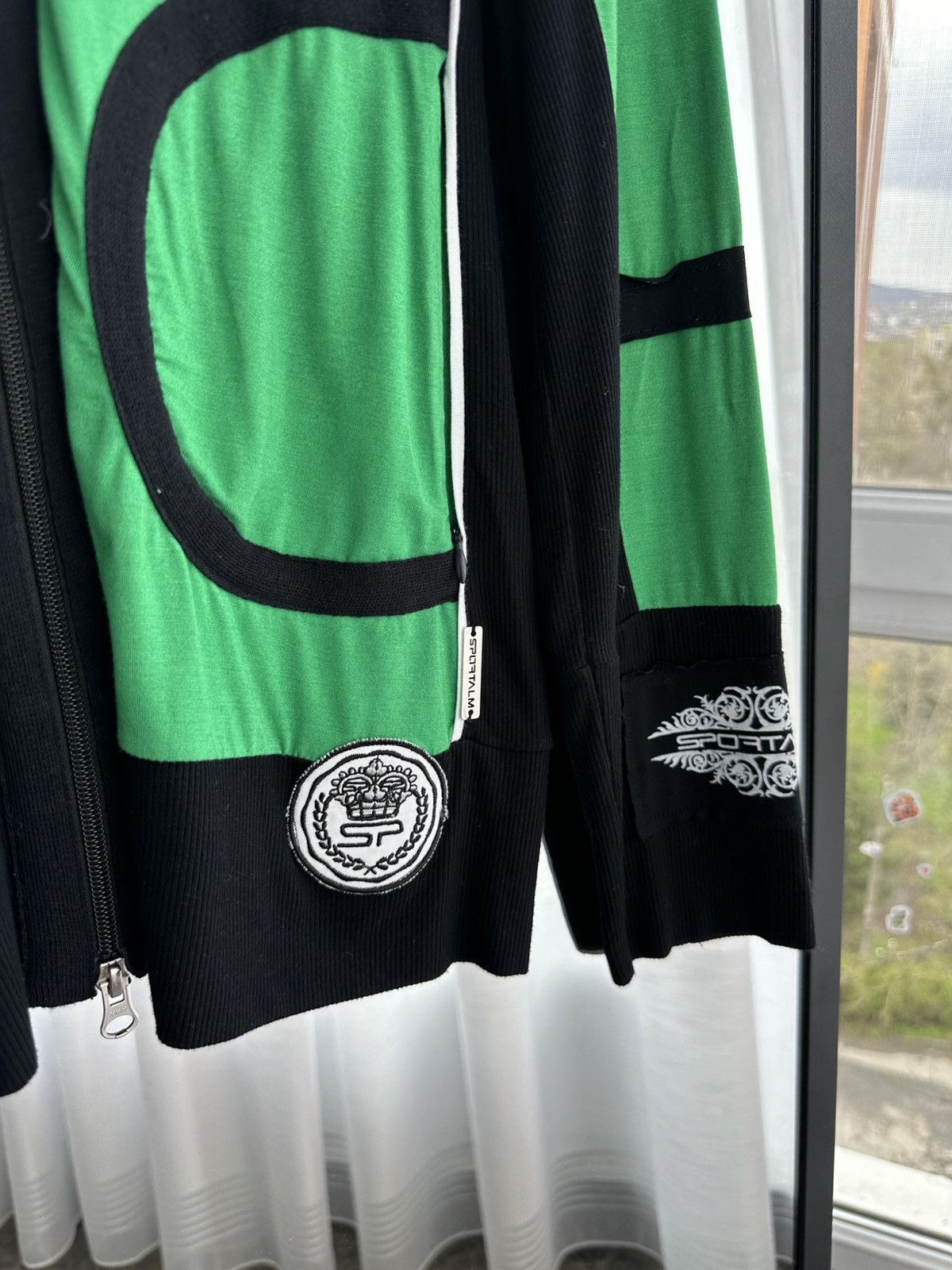 Sportalm Kitzbuhel × Vintage VTG SportalmKitzbuhel Designer Track Jacket with Rhinestones Size S / US 4 / IT 40 - 9 Thumbnail