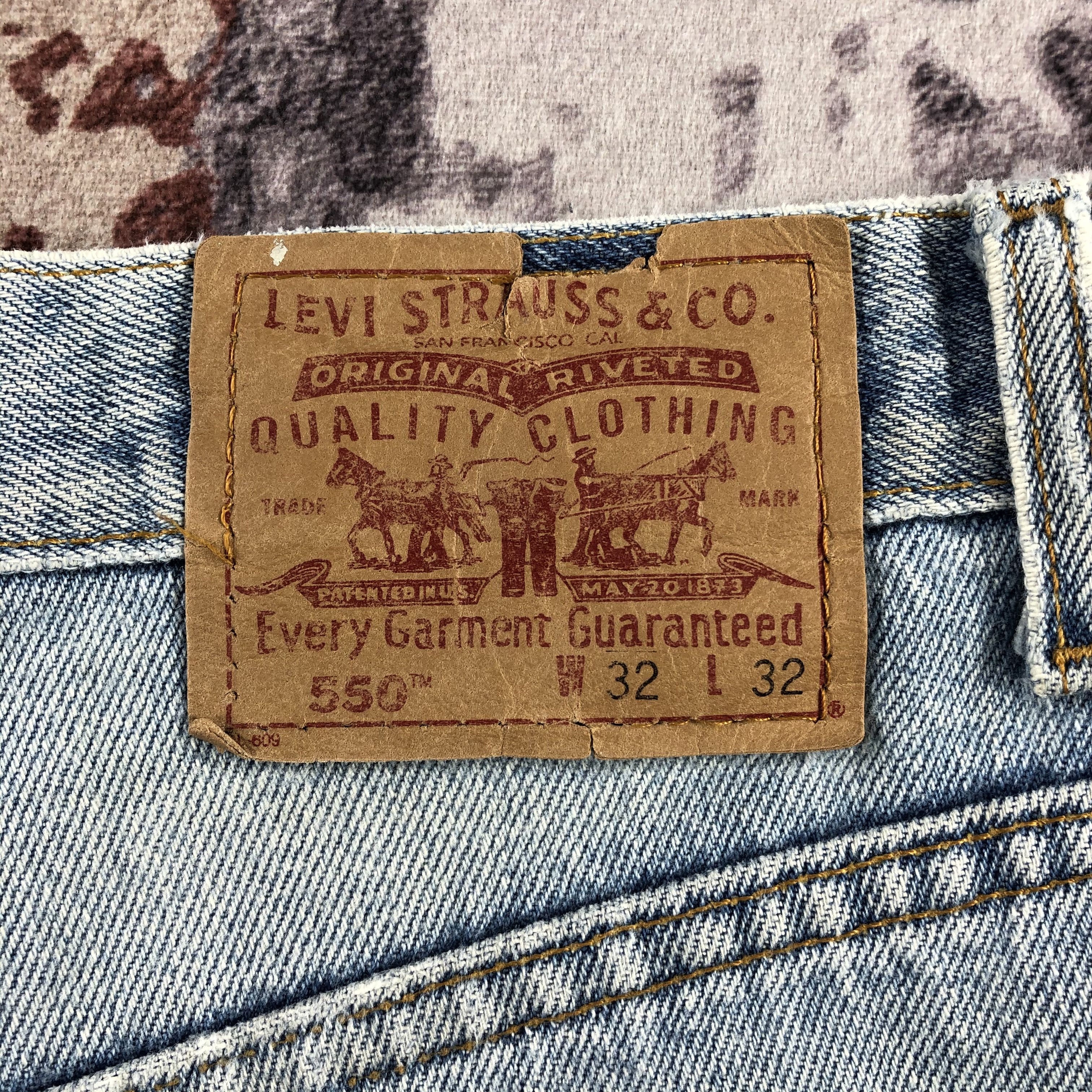 Levi's × Vintage Vintage 90s Light Wash Levis 550 Jeans-JM2718 Size US 33 - 7 Thumbnail