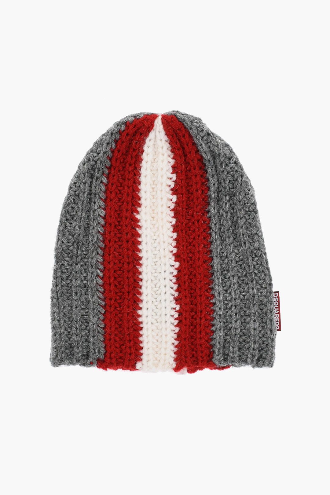 Dsquared2 Wool-Blend Beanie with Contrast Detail Size ONE SIZE - 1 Thumbnail