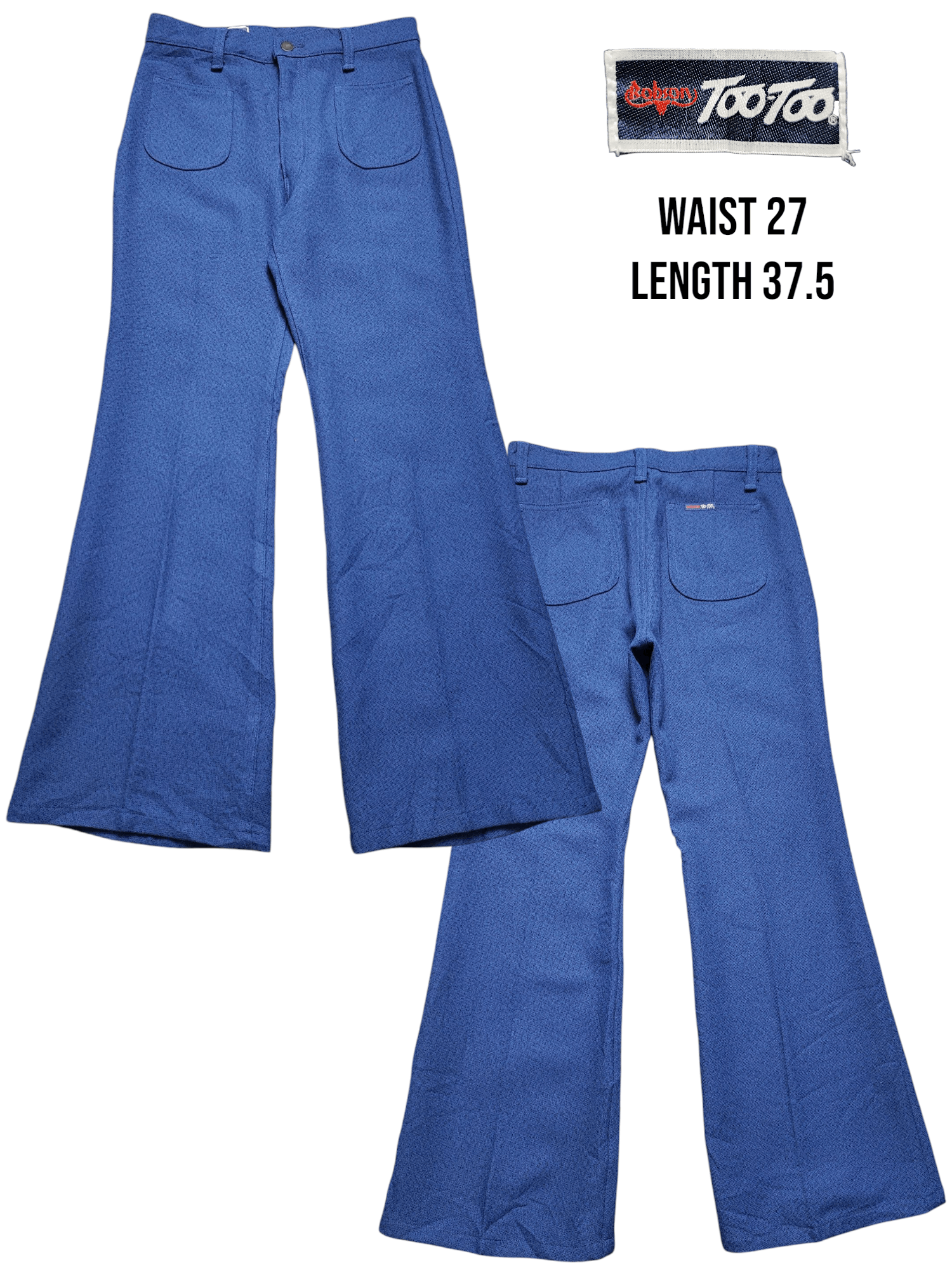 Tornado Mart Vintage Bobson Tootoo Retro Style Pants Size US 27 - 1 Thumbnail