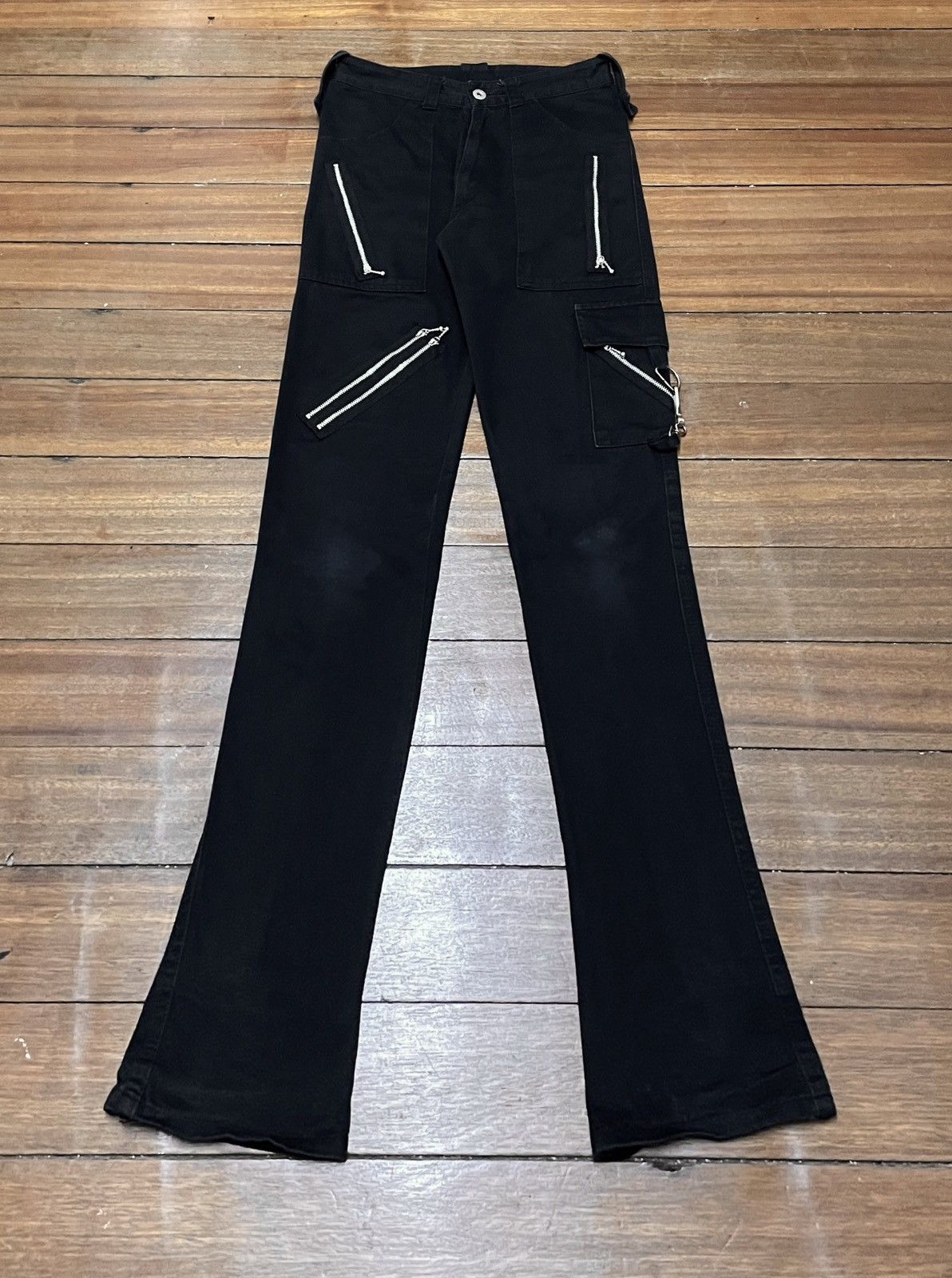 If Six Was Nine Rare Vintage Japanese Brand Blue Bird Bondage Pants 1990s Size US 26 / EU 42 - 1 Thumbnail