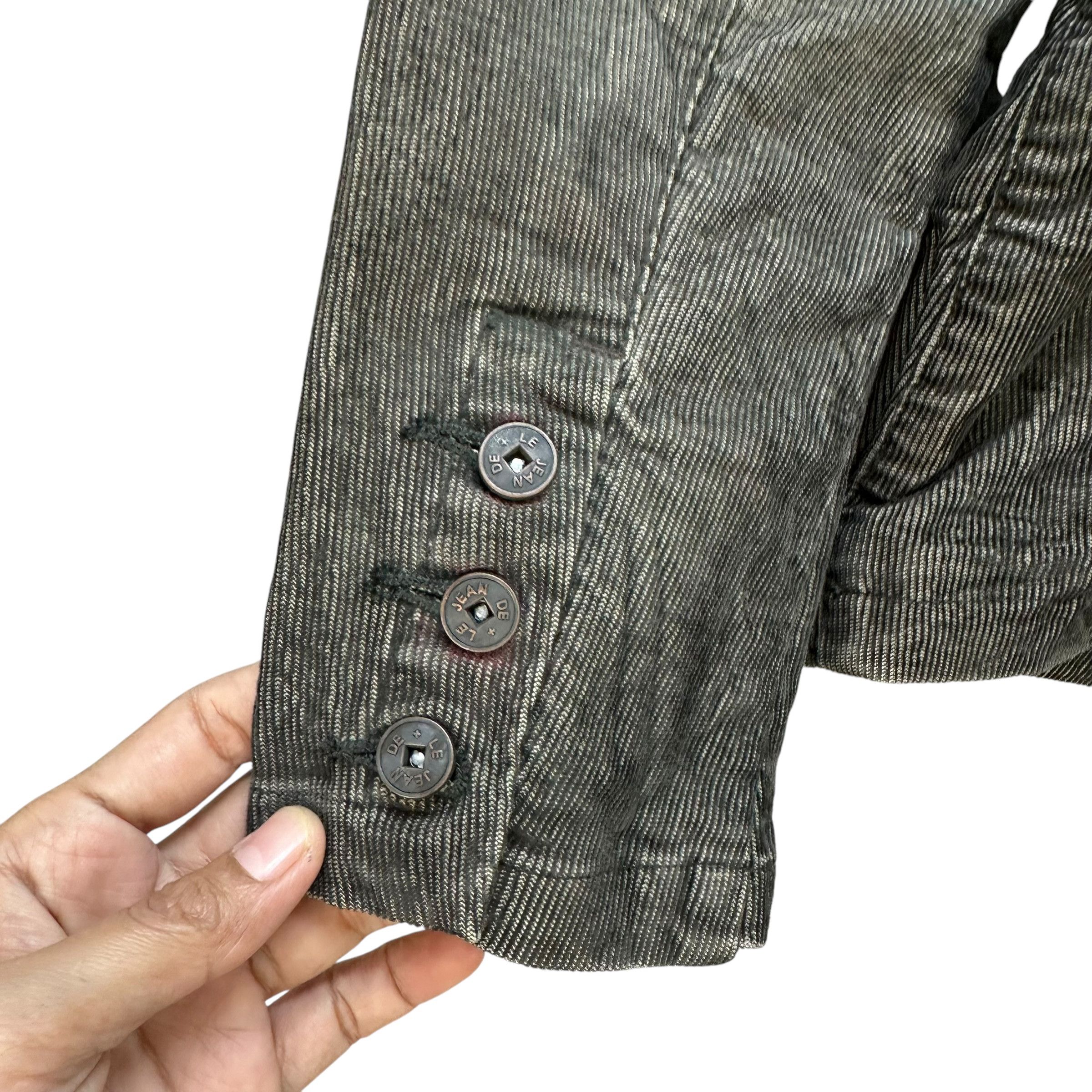 Marithe + Francois Girbaud Vintage MFG Double Breast Corduroy Jacket #A78-1897 Size M / US 6-8 / IT 42-44 - 14 Thumbnail