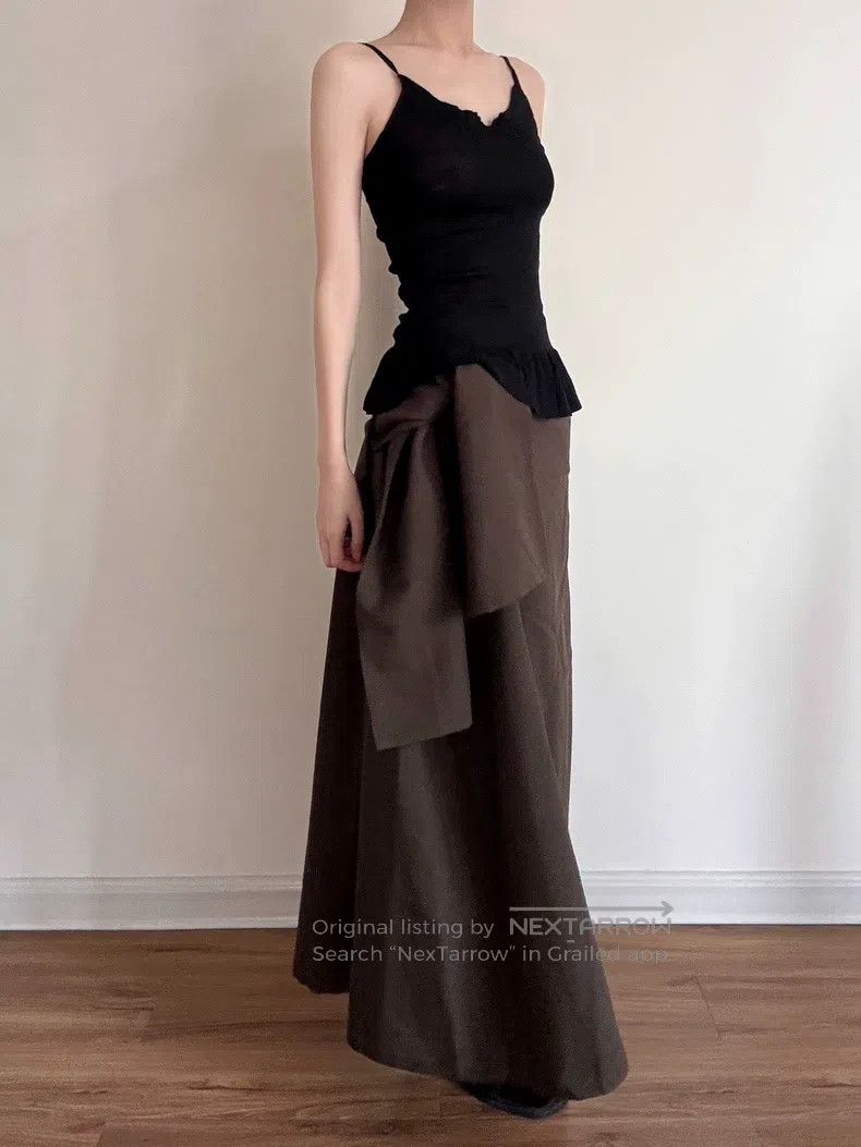 Yohji Yamamoto Yohji Yamamoto Olive Green skirt Size 26" / US 2 / IT 38 - 7 Thumbnail