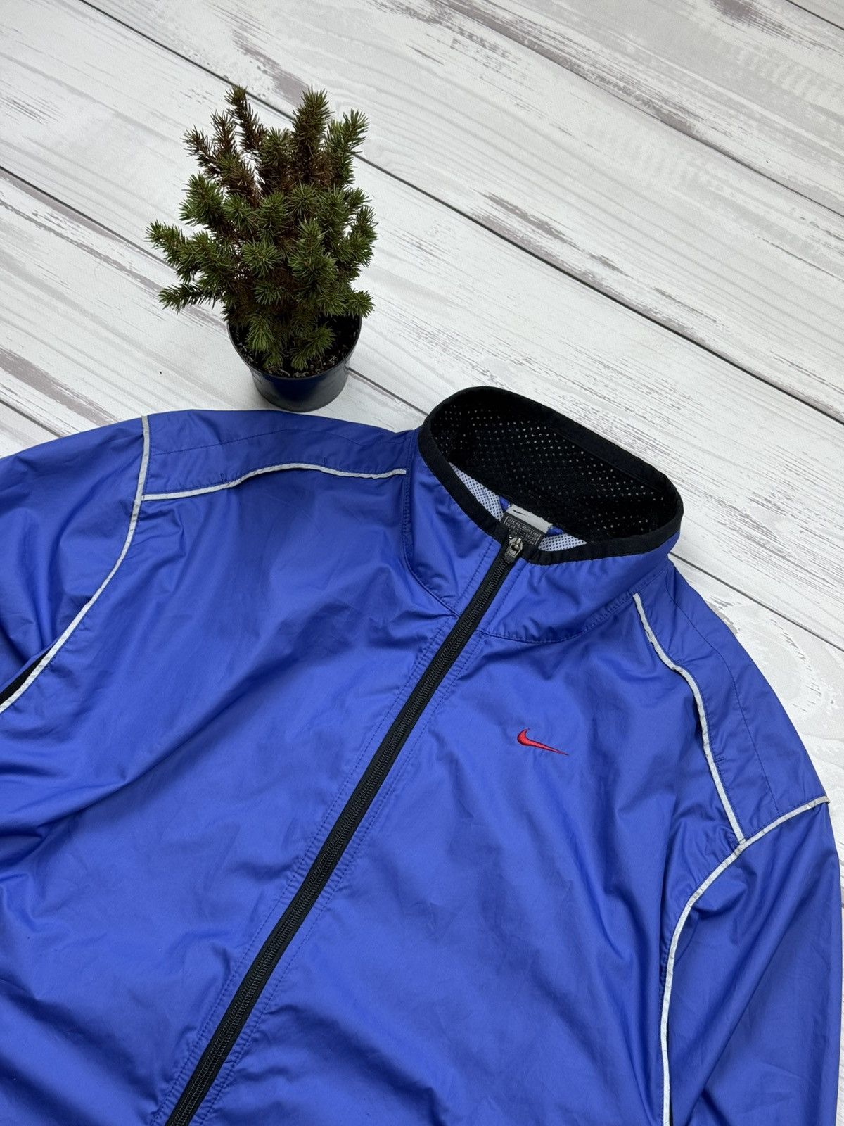 Nike 00s Nike Clima-Fit Ventilated Reflective Jacket Lilac/Blue Size US XL / EU 56 / 4 - 2 Thumbnail