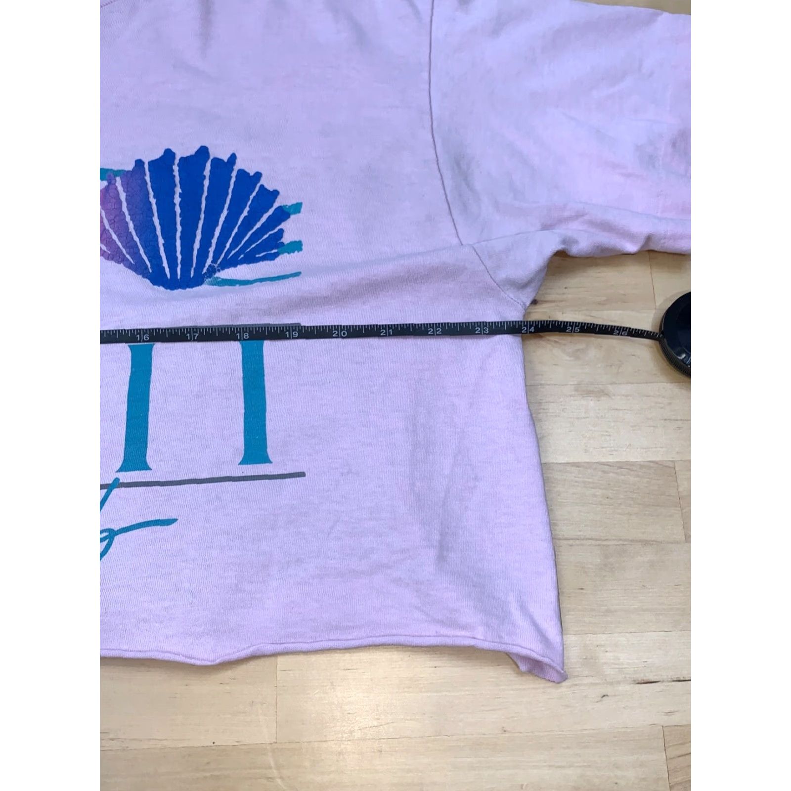 Anvil VINTAGE Hawaii Beach Club Pink Crop Top One Size Baggy Loose USA #6737 Nike Shirt Size ONE SIZE - 7 Thumbnail