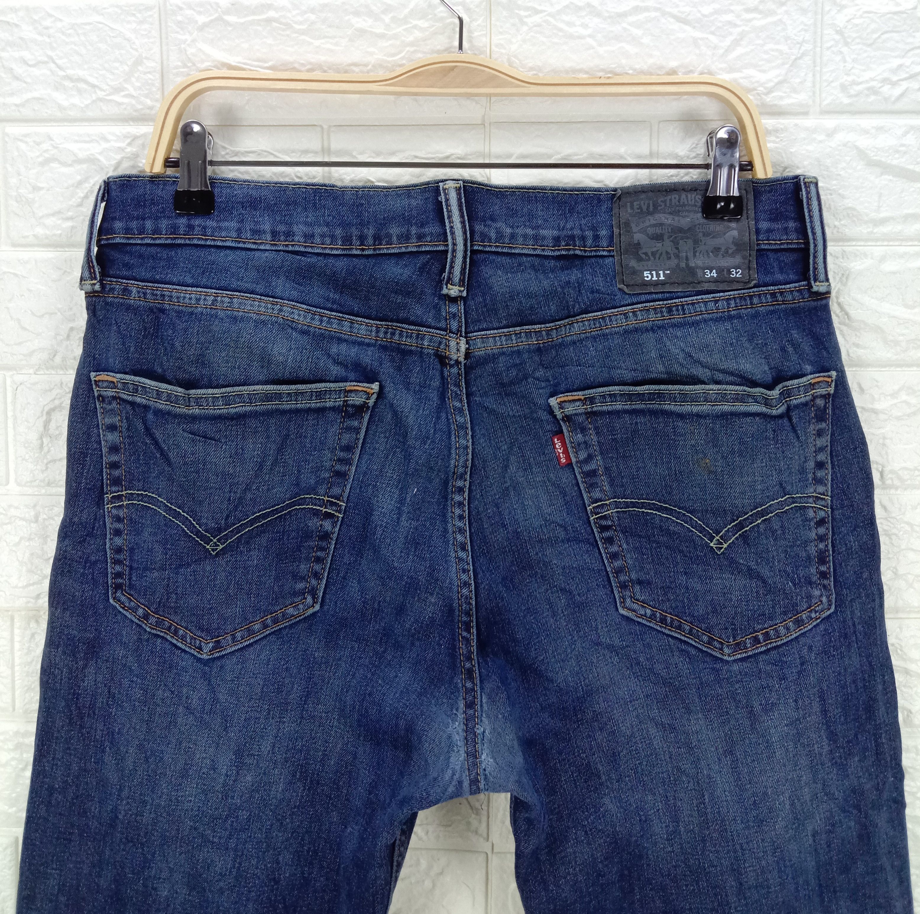 Levi's Vintage Levi's 511 Slim Fit Jeans Size US 34 / EU 50 - 6 Thumbnail