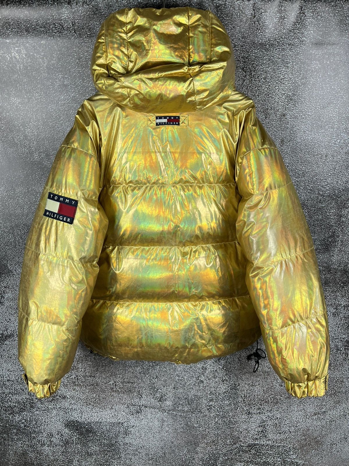 Tommy Hilfiger Tommy Hilfiger Rainbow Gold Puffer Jacket Expedition XL Size US XL / EU 56 / 4 - 6 Thumbnail