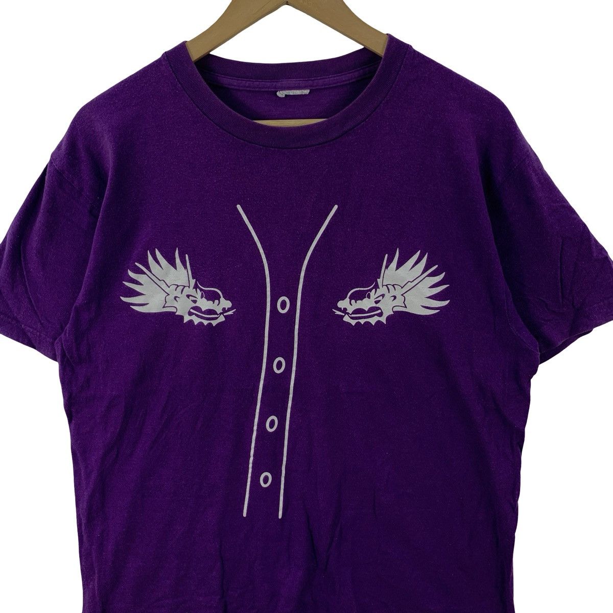 Vintage Vintage Dragon Graphic Baseball Jersey Style Print Chest Size US M / EU 48-50 / 2 - 6 Thumbnail