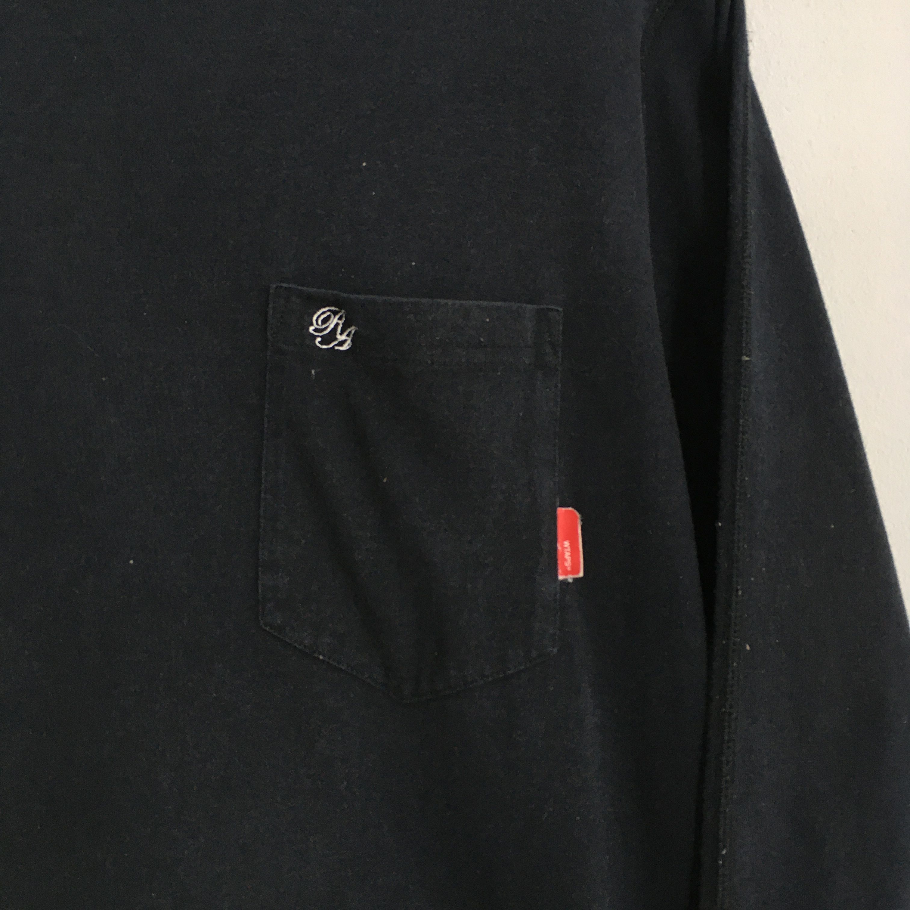 Wtaps Wtaps Extreme Prejudice WT-VUA Plain Black Tshirt Medium Size US M / EU 48-50 / 2 - 4 Thumbnail