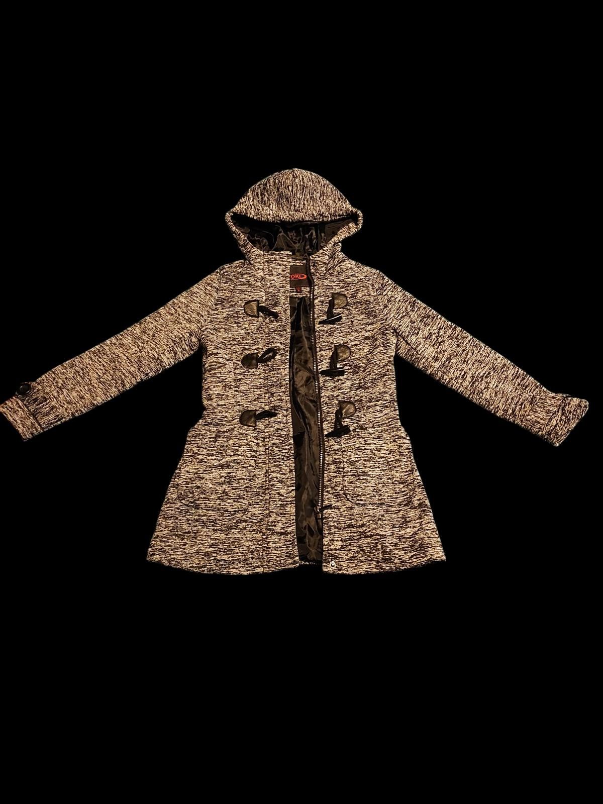 YOKE Yoki Women's Hooded Toggle Pea Coat Size Small Size S / US 4 / IT 40 - 1 Thumbnail