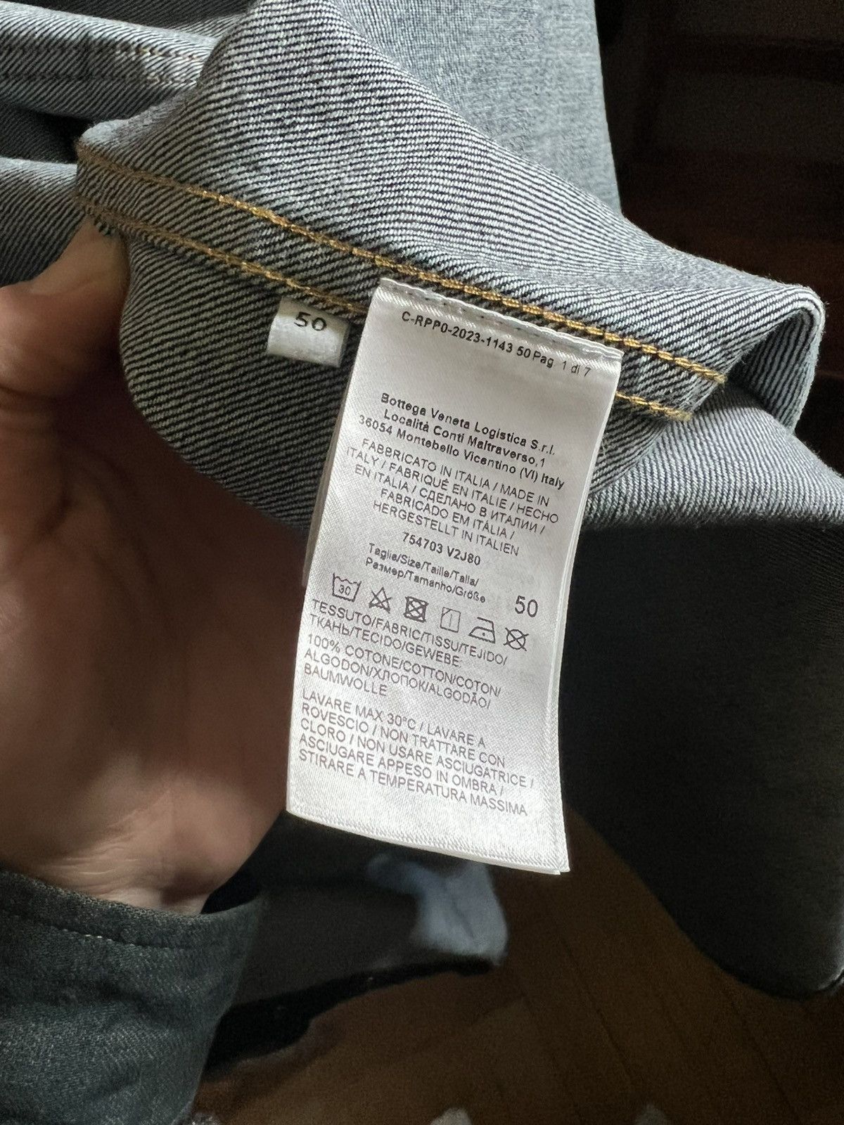 Bottega Veneta Bottega Veneta Denim Shirt Size US M / EU 48-50 / 2 - 6 Thumbnail