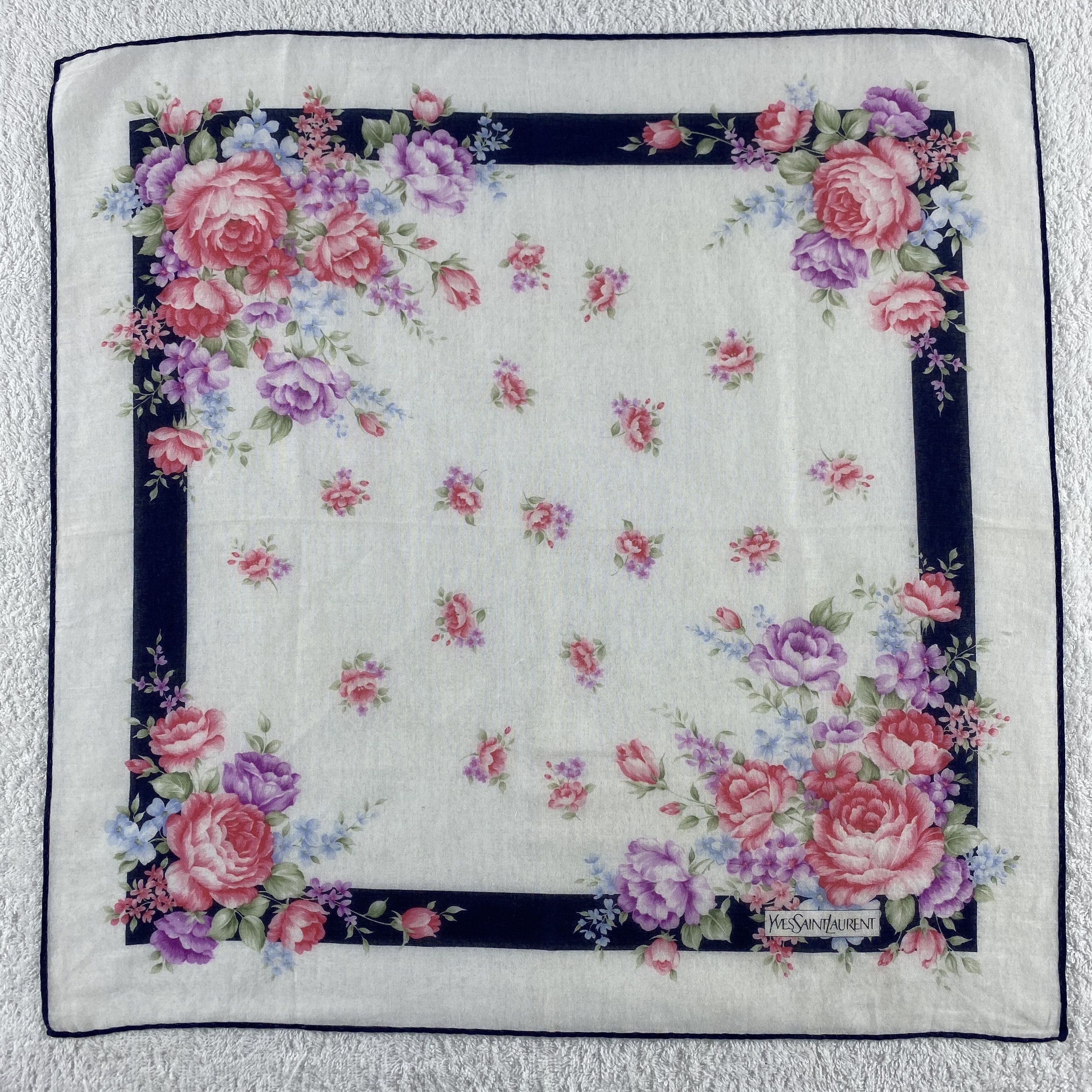 Vintage × Yves Saint Laurent Yves Saint Laurent Bandana/ Handkerchief / Neckerchief Size ONE SIZE - 3 Thumbnail