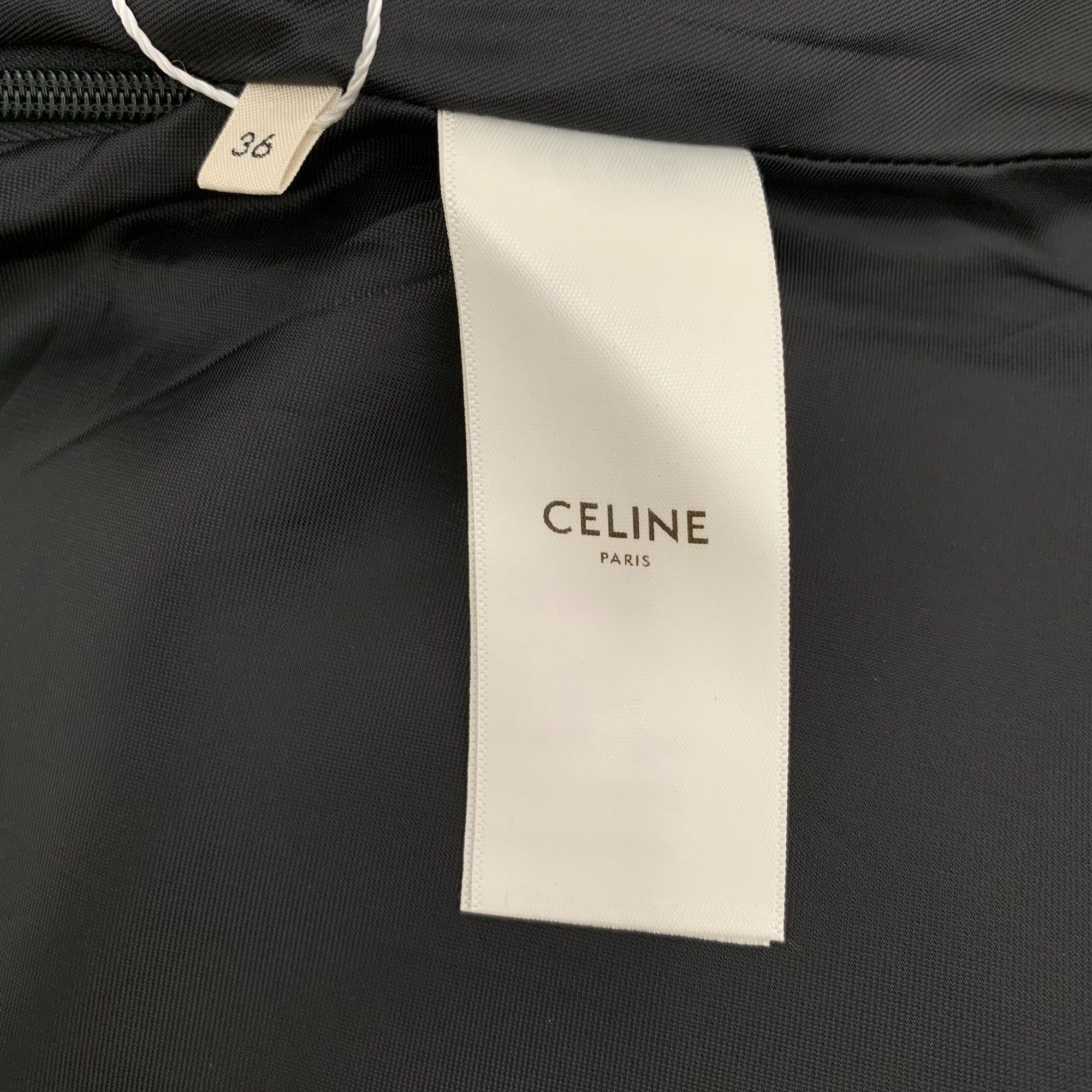 Celine Celine Deep Red Cotton Casual Midi Skirt (Size XS) Size 34" / US 12 / IT 48 - 4 Thumbnail