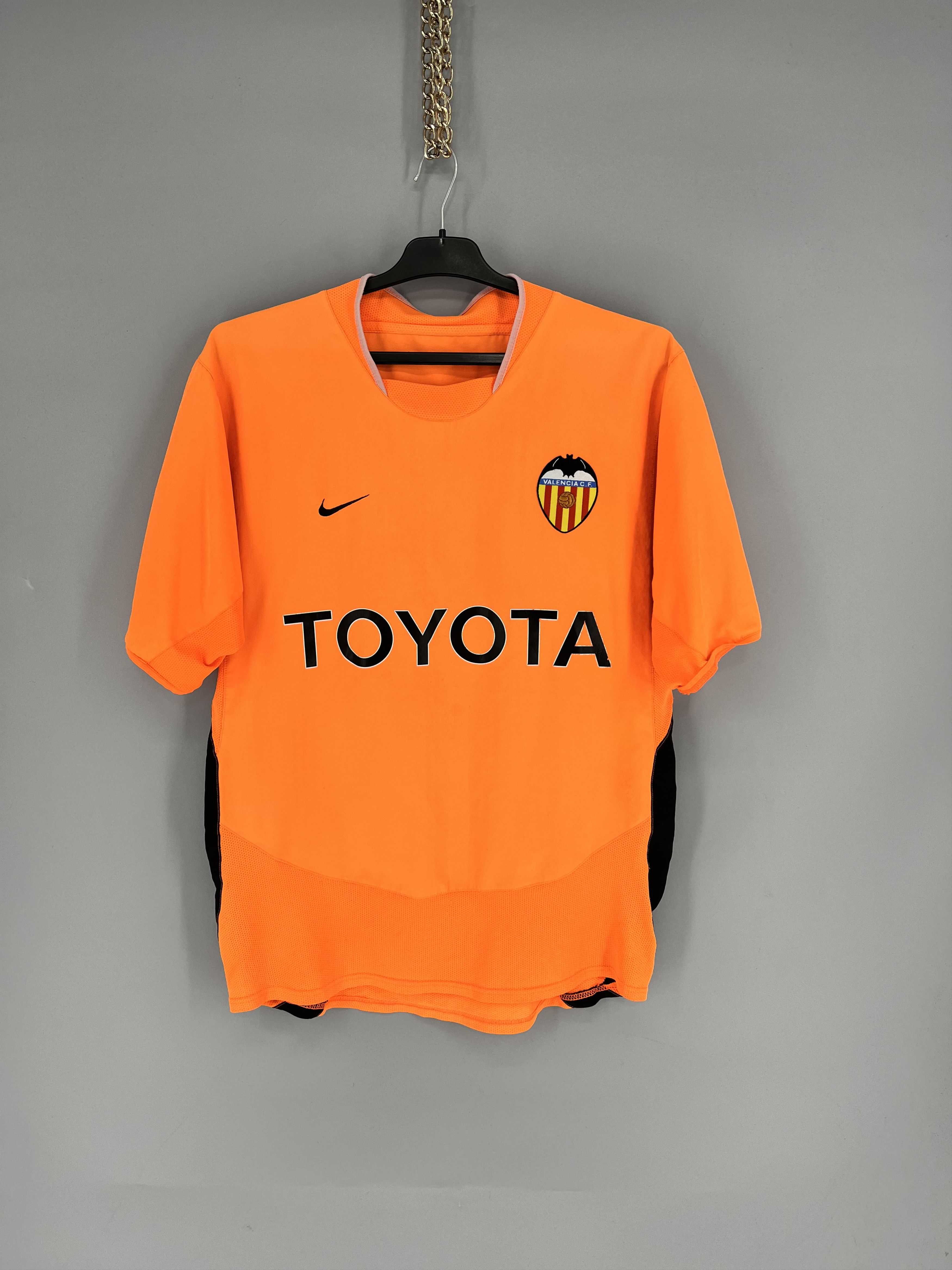 Vintage VALENCIA 2003-2004 AWAY FOOTBALL SHIRT JERSEY Size US L / EU 52-54 / 3 - 1 Thumbnail