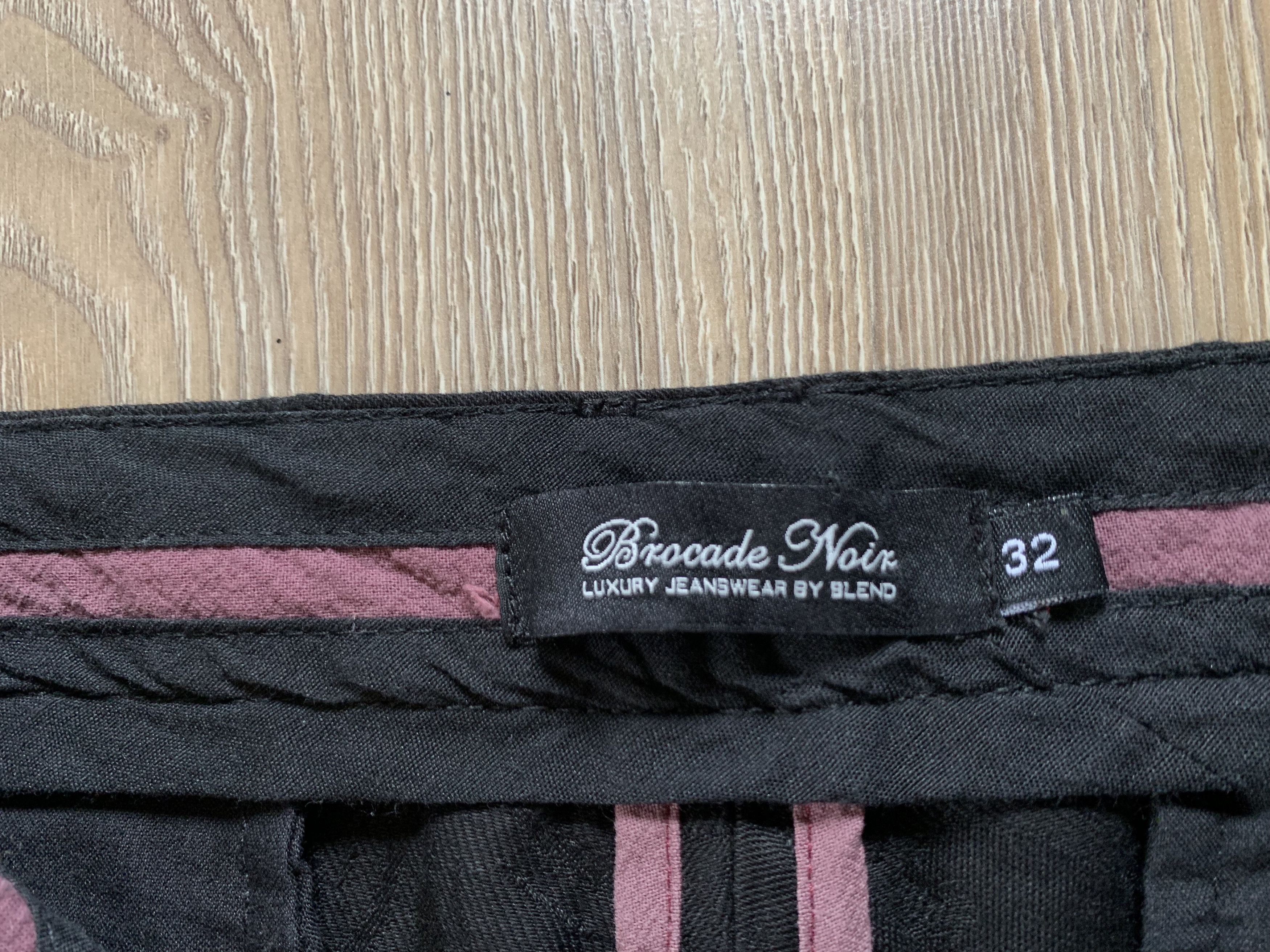 Other Blend Black Pattern Cotton Pants Size US 32 / EU 48 - 8 Thumbnail