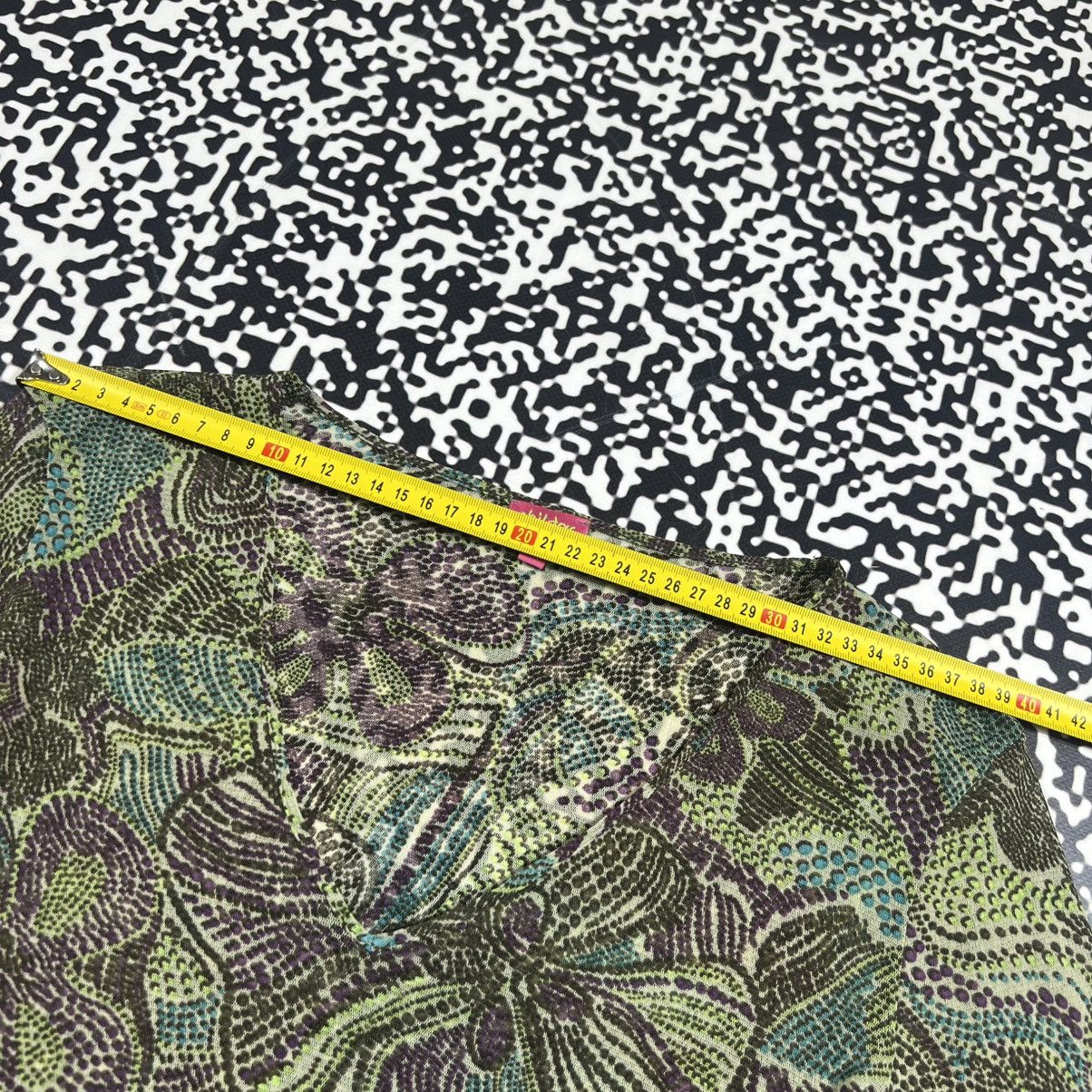 Japanese Brand Vintage Y2K Japanese Floral Mesh Longsleeve Retro 90s Style Size M / US 6-8 / IT 42-44 - 17 Thumbnail