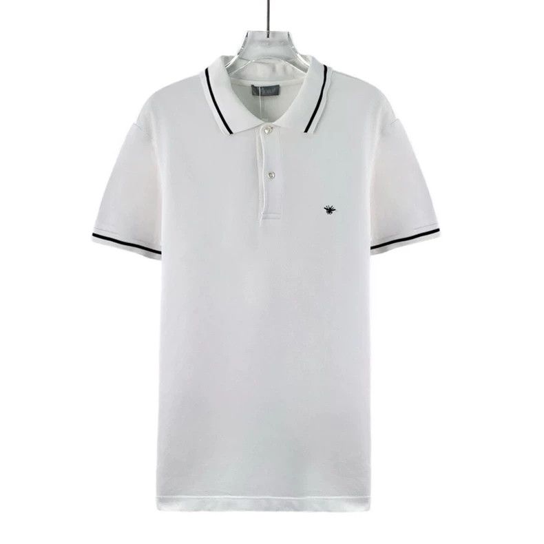 Dior Dior White bee embroidered cotton lapel single-breasted Po Size US L / EU 52-54 / 3 - 1 Thumbnail