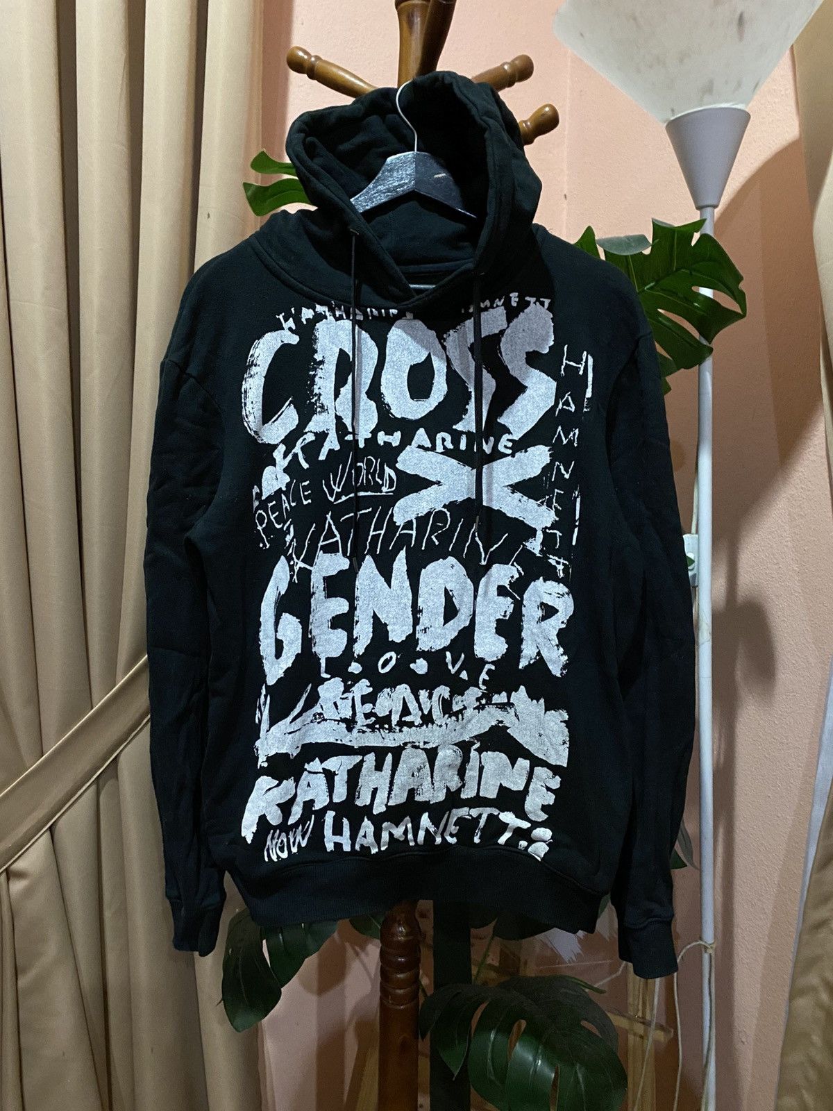 Katharine Hamnett London Katharine Hamnett Kataru Koikuchi Cross Gender Peace Hoodie Size US S / EU 44-46 / 1 - 3 Thumbnail