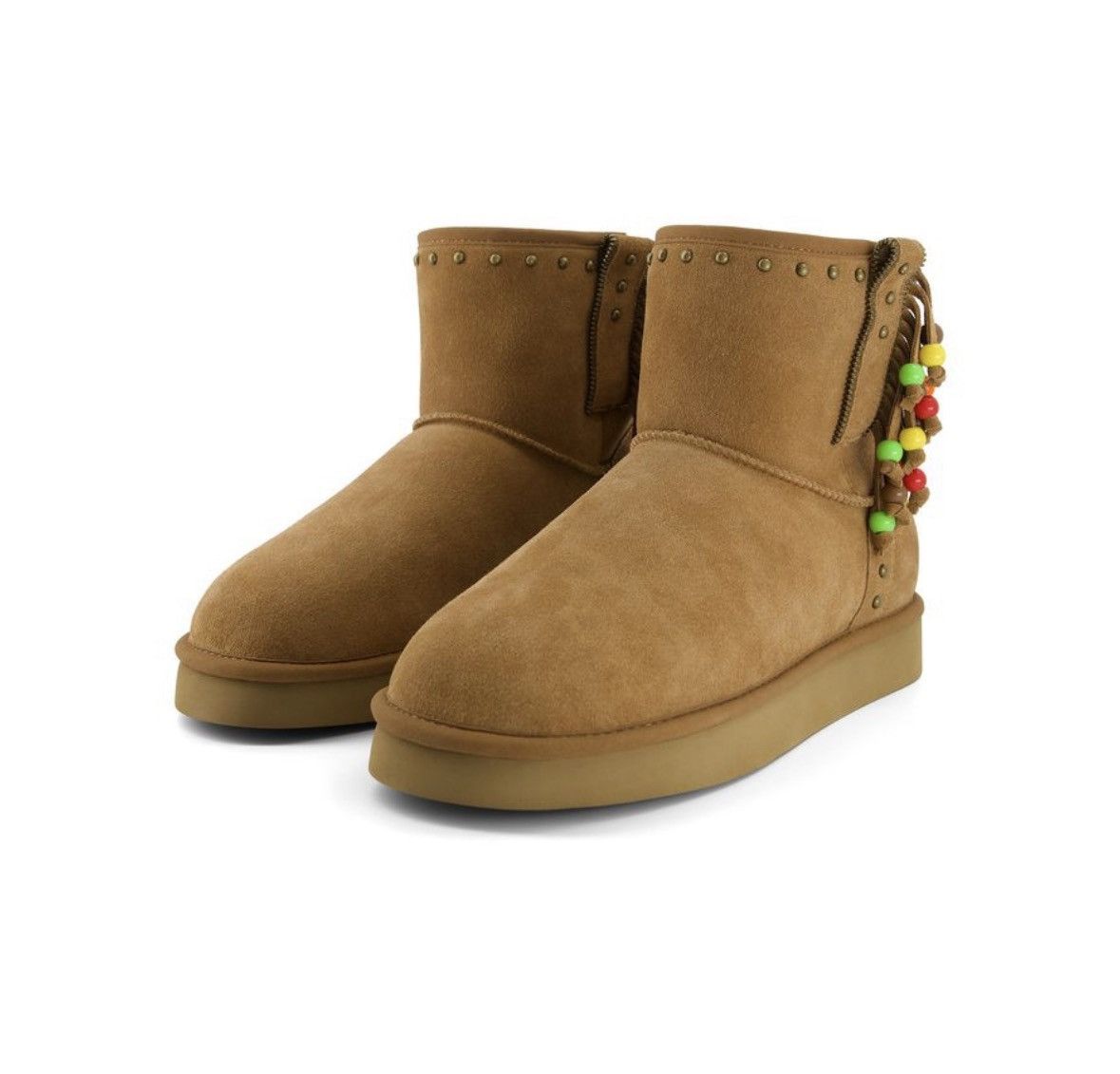 Other 1199 Bazo's 'Surfer Beaded Boots (Beige)' Size US 10 / EU 43 - 1 Thumbnail