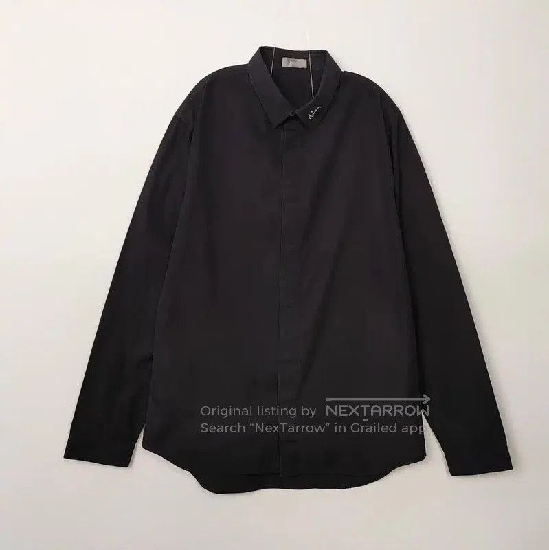 Dior Dior Black Cotton Long Sleeve Shirt for Men . Size US L / EU 52-54 / 3 - 1 Thumbnail