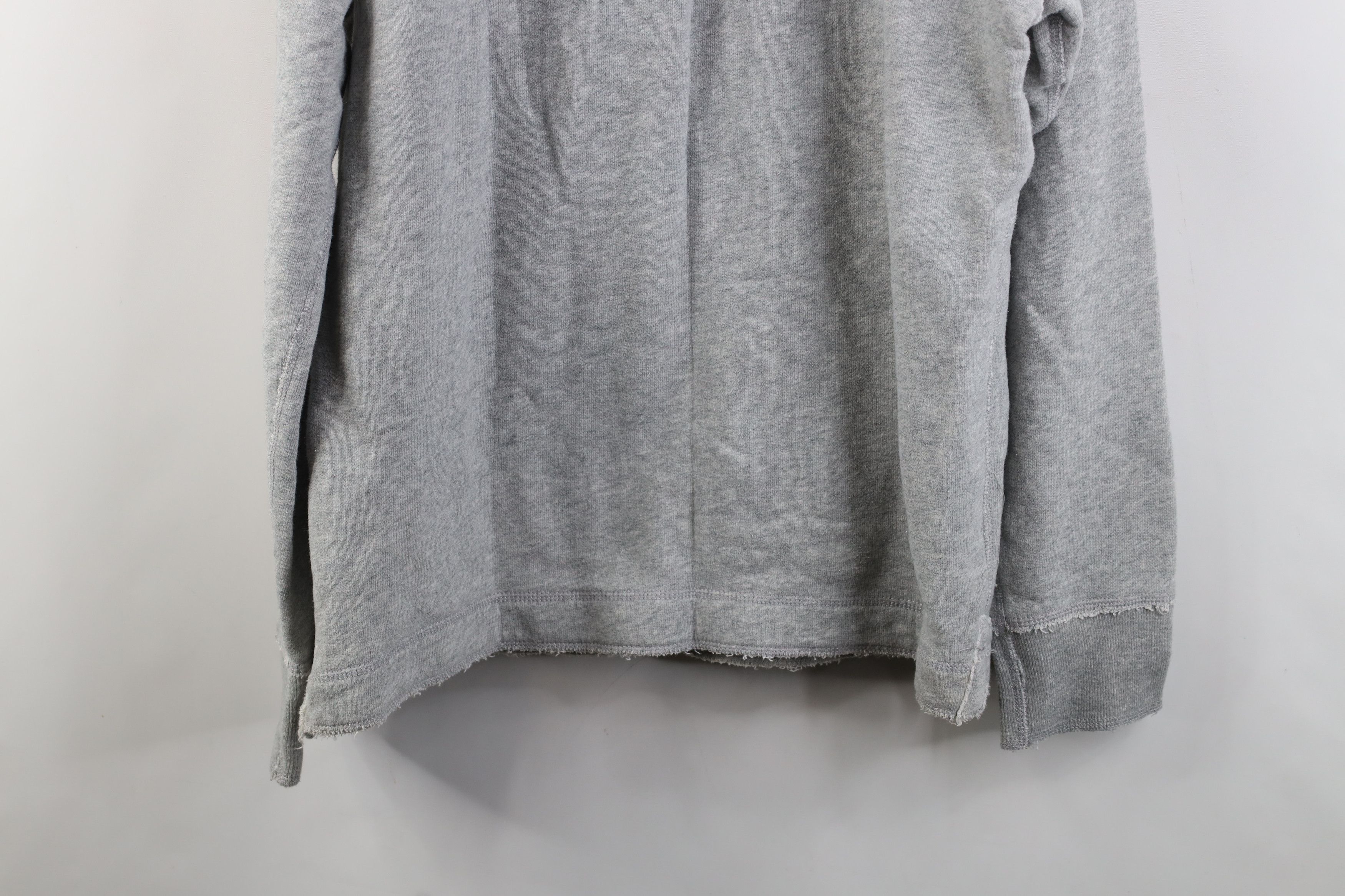 Abercrombie & Fitch Vintage 90s Y2K Abercrombie & Fitch Heavy Henley Hoodie Gray Size US XL / EU 56 / 4 - 13 Thumbnail