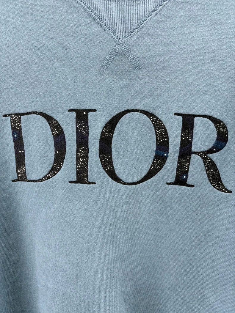 Dior Dior Embroidered Logo Sweatshirt Size L-2505 Size US L / EU 52-54 / 3 - 4 Thumbnail