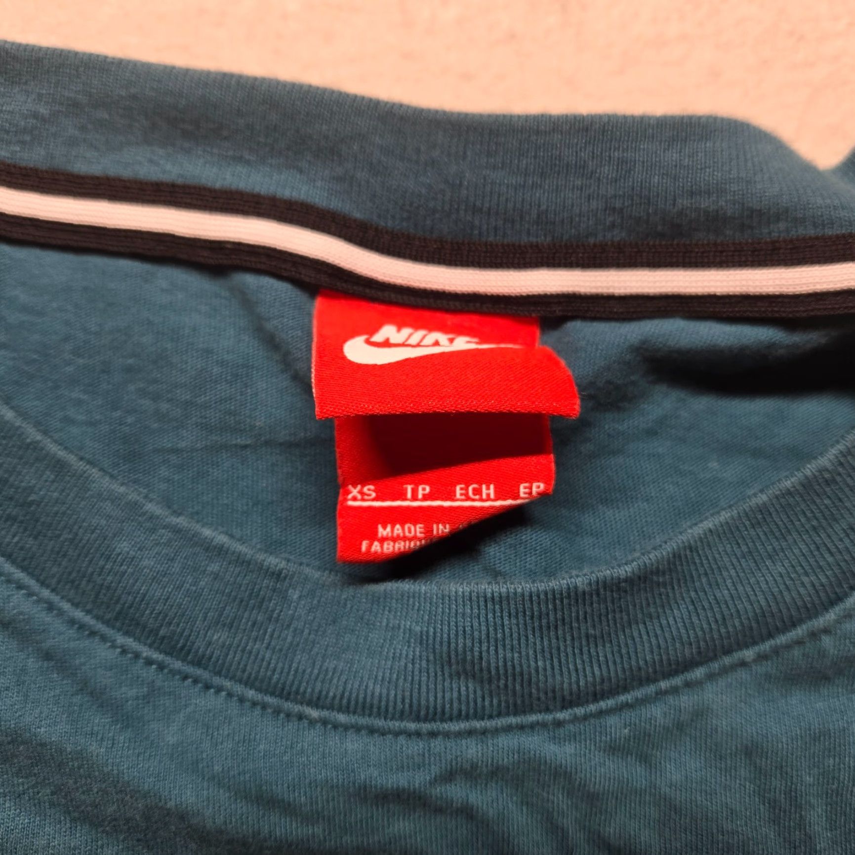 Nike Nike Shirt - Dri-FIT Just Do It Blue 3/4 Sleeve Tee, Women’s XS, 100% Cotton, Slim Fit, Activewear, Nike Training, 90s/Colorful/Logo Theme, Womens Size XS / US 0-2 / IT 36-38 - 3 Thumbnail