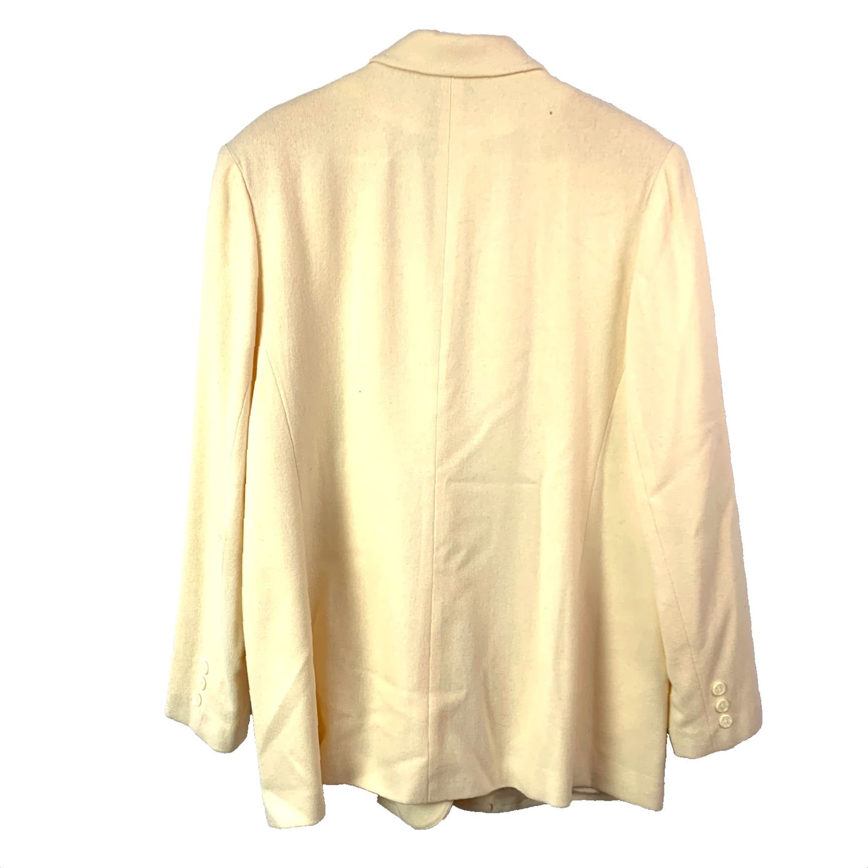 Vintage VINTAGE White Stag 90s Wool Suit Jacket Blazer Womens Chest 44 Yellow Winter Secretary/Geek Size M / US 6-8 / IT 42-44 - 7 Thumbnail