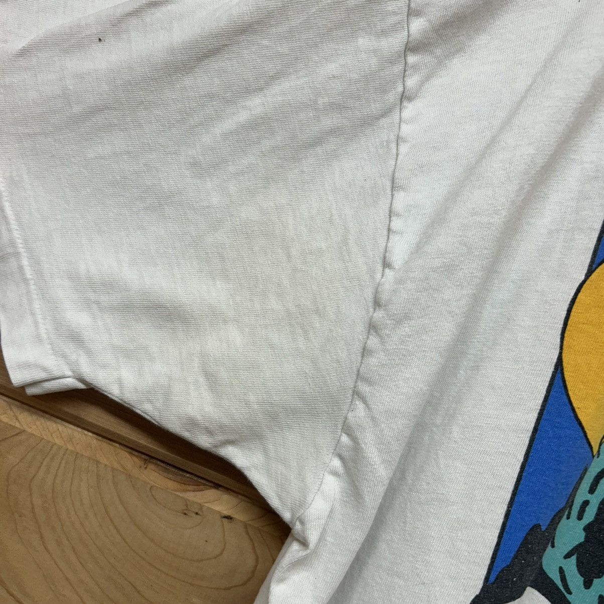 Vintage Vintage 1991 Texas “Cow-O-Tee” Funny Cow Art Style T Shirt Size US XL / EU 56 / 4 - 4 Thumbnail