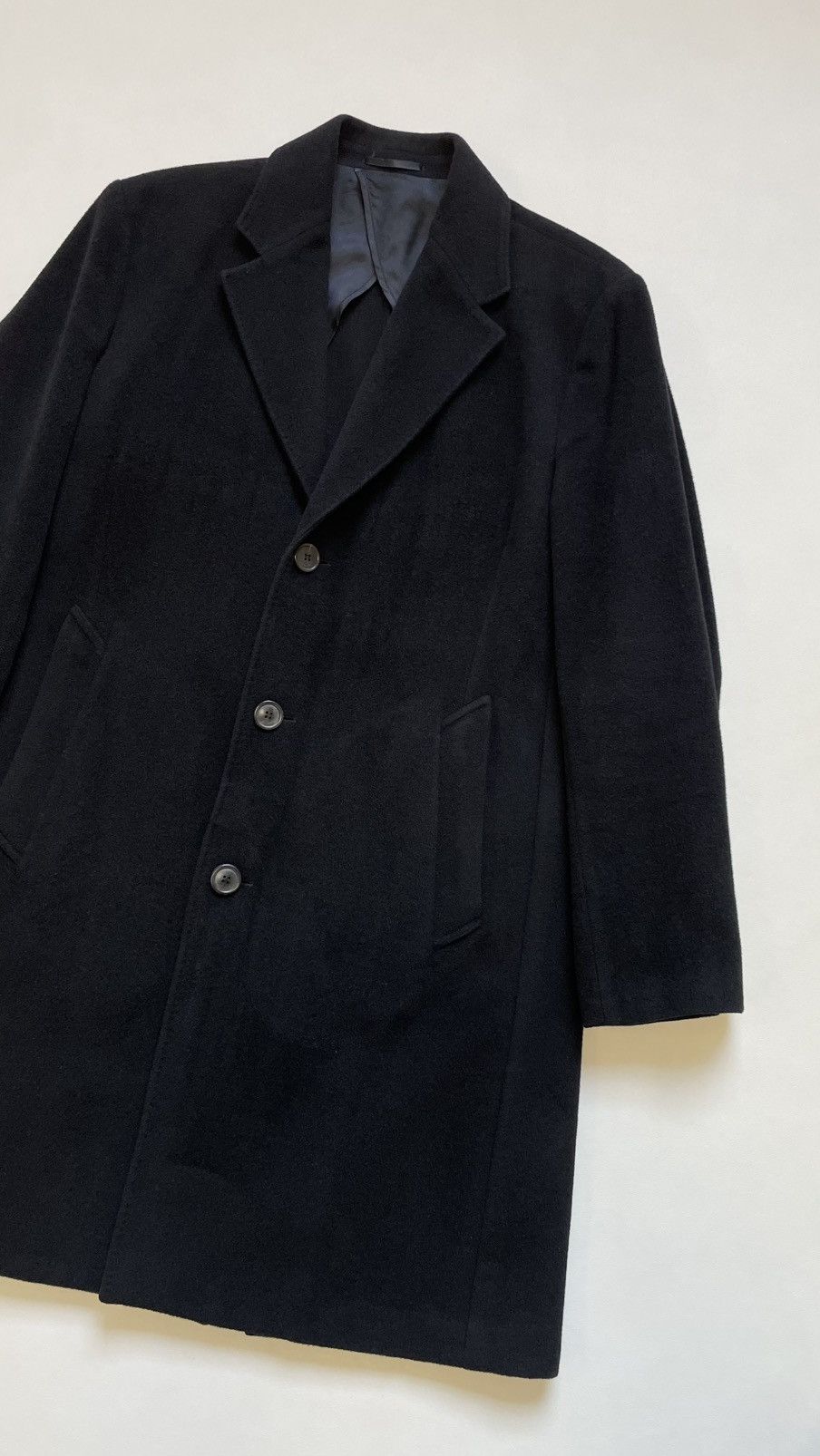 Our Legacy Brushed Black Wool Over Coat Size US M / EU 48-50 / 2 - 6 Thumbnail